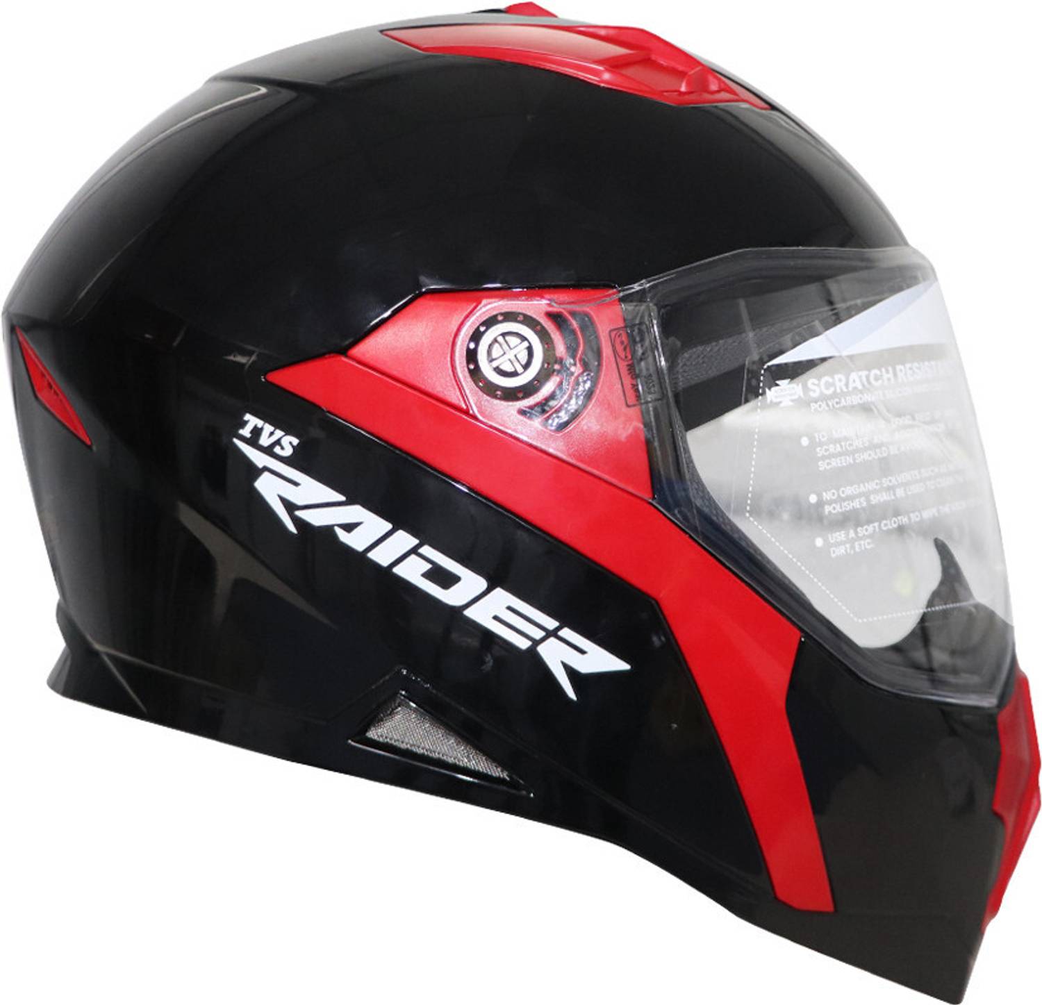 TVS Raider Racing Motorbike Helmet (Black Red)
