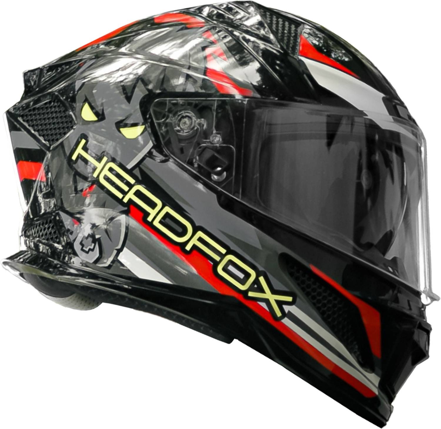 HEADFOX N2F Shady AI Bluetooth Full Face Waterproof Helmet for Men