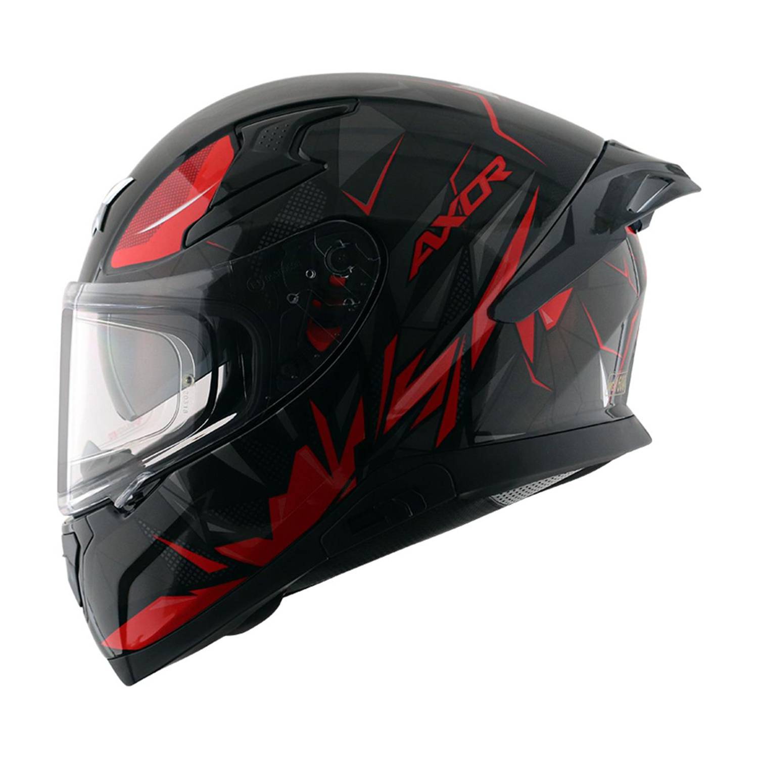 Axor Apex Hunter Motorbike Helmet Black - Image 1