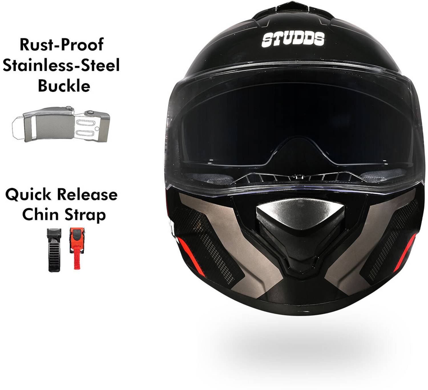 bike helmet studds Full Face Helmets – Raider Black – Moto Marvels Studds Helmet Motor Bike Helmets