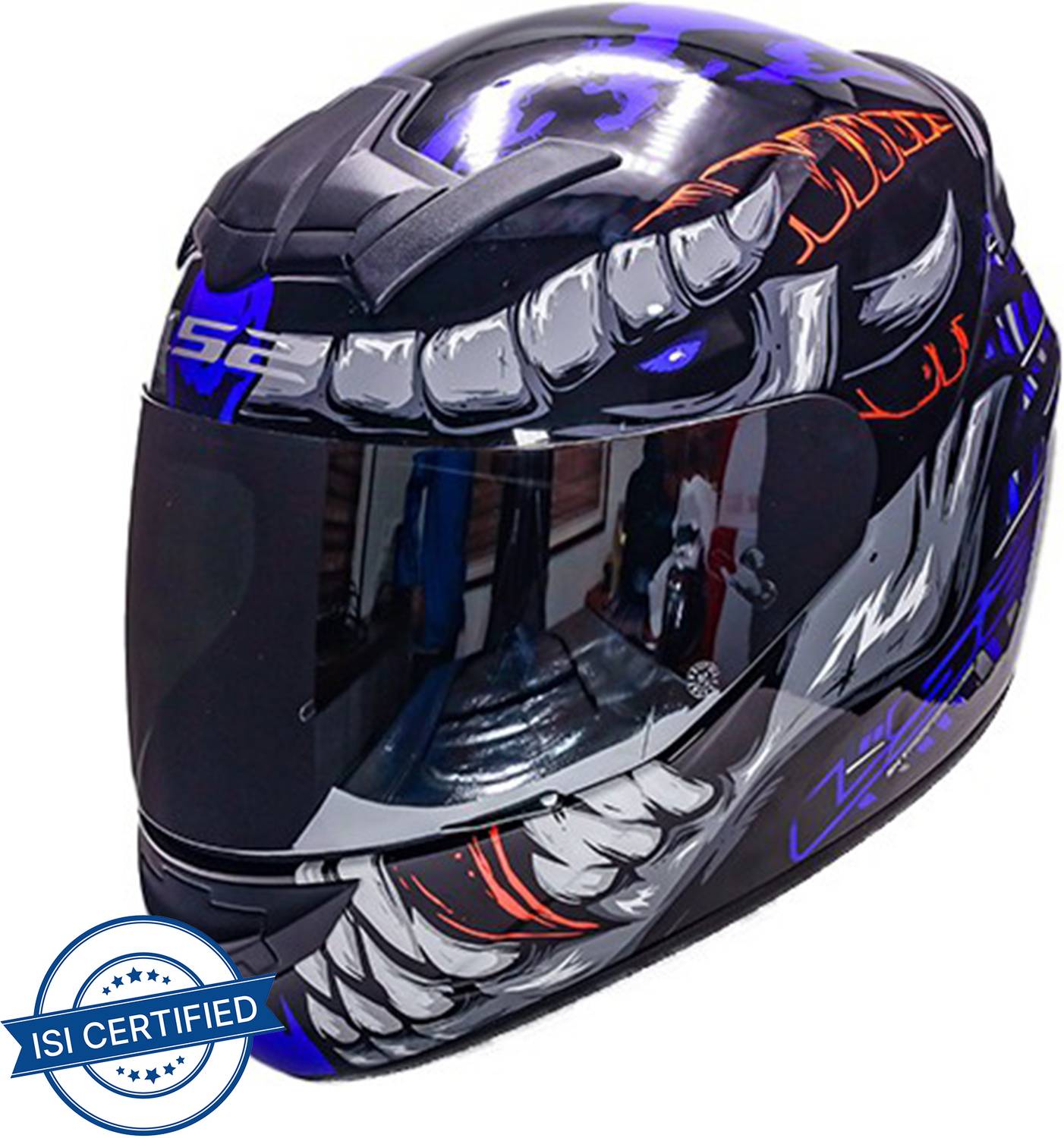 ls2 demon helmet FF352 ROOKIE DARK GREY GREEN S H A R I