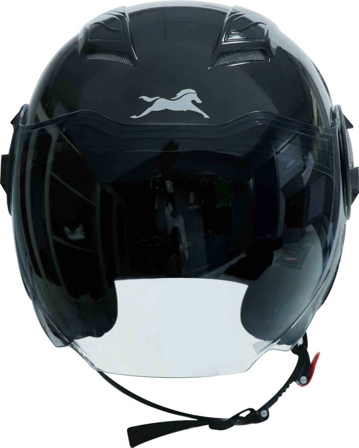 Image of TVS DFL Motorbike Helmet (Black)