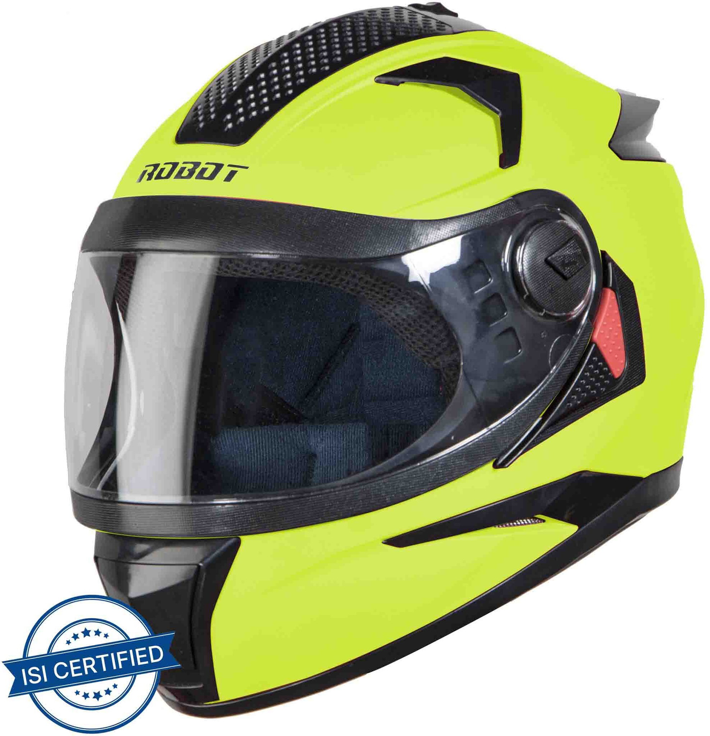 Image of Steelbird SBH-17 Robot Fluo Motorbike Helmet