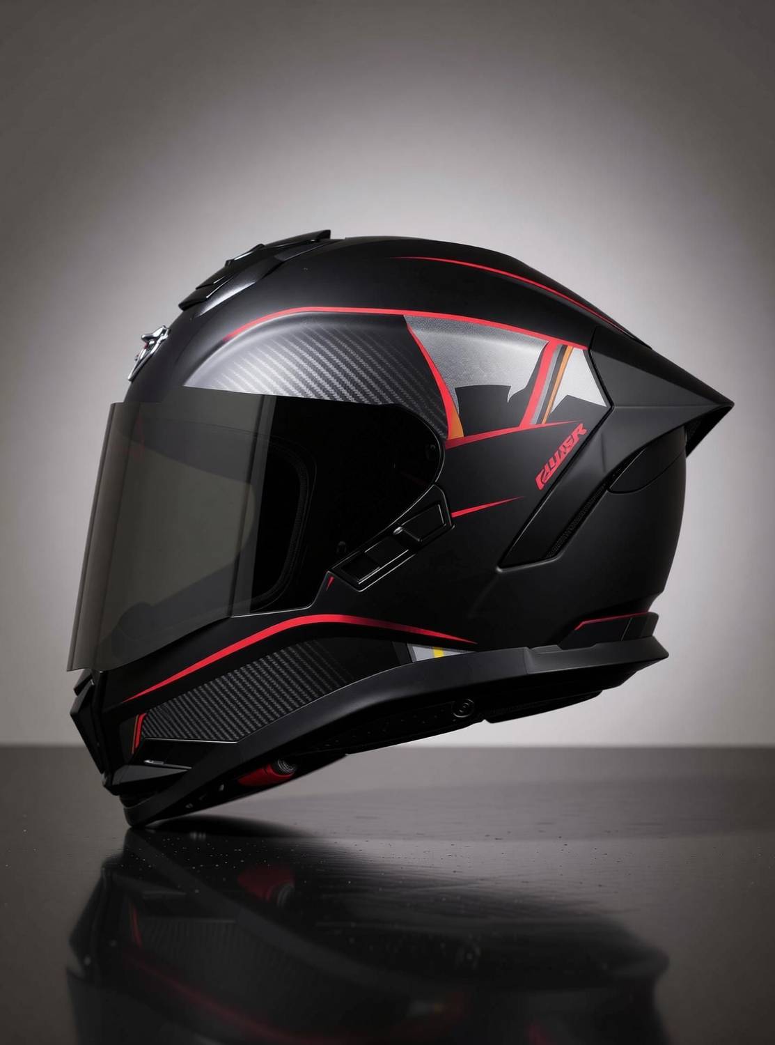 Steelbird SBH-57 Carbon Fighter Full Face Helmet - Image 3