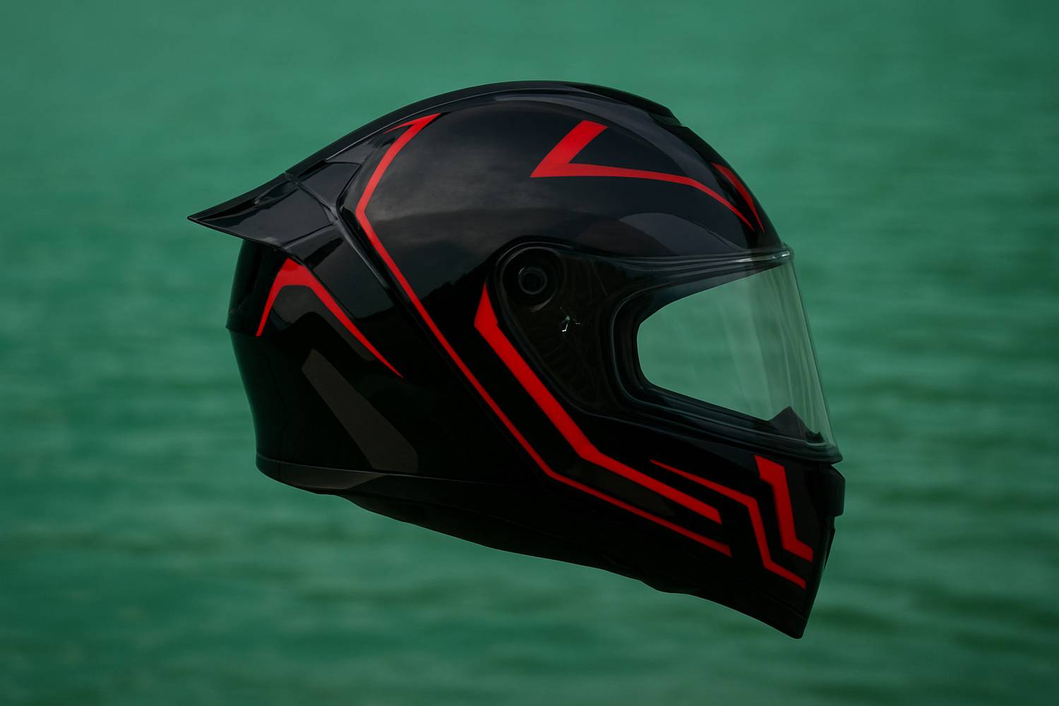VEGA Sonic Shadow Full Face Motorbike Helmet - Image 5