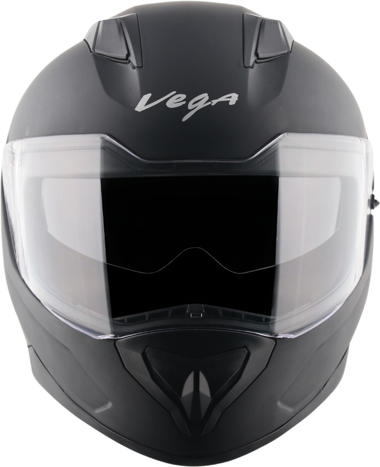 Image of VEGA Rapid DV with Spoiler and Extra Smoke Visor Motorbike Helmet