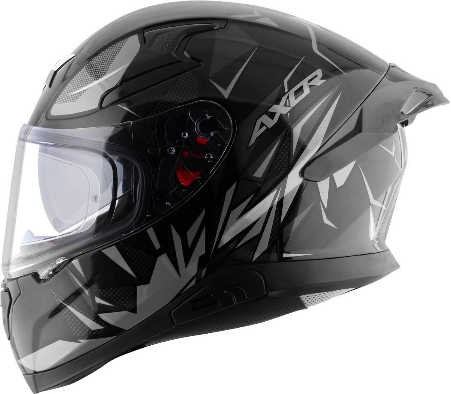 Axor Apex Hunter Motorbike Helmet Black - Image 2