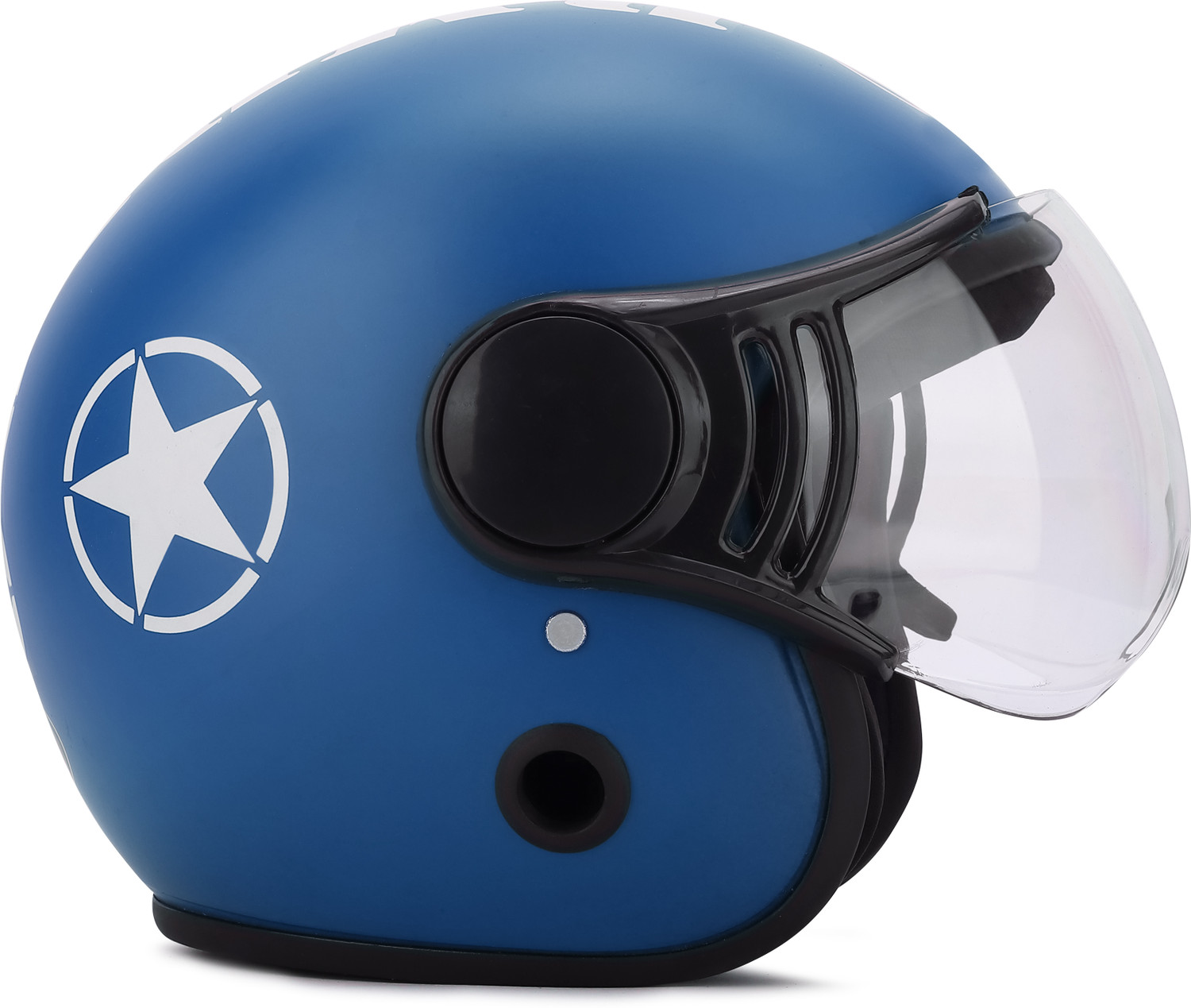 Image of HILLIYARD Half Face Bullet Helmet ISI Certified Open Face Helmet for Men and Women Motorbike Helmet