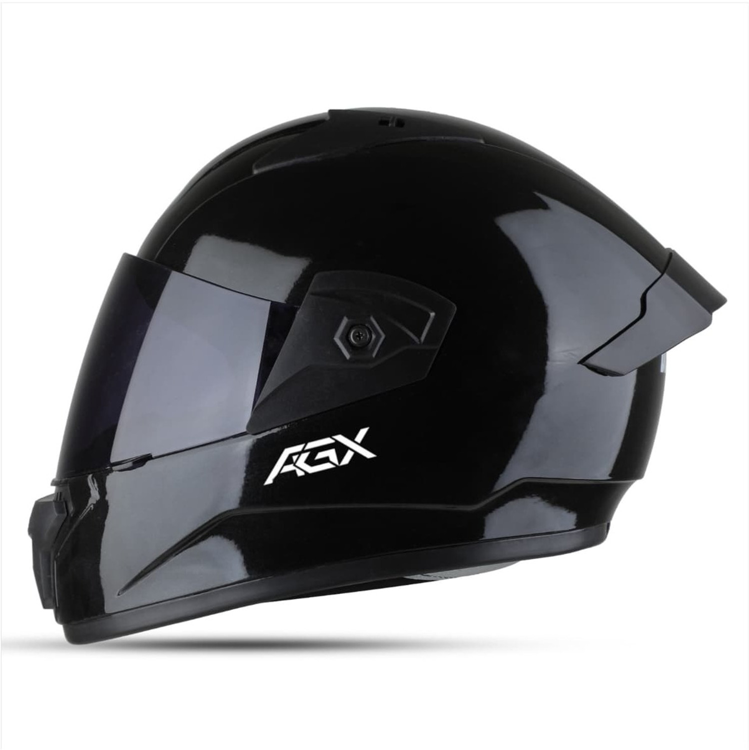 Image of Agx Wonder with Unbreakable Visor with ABS Material Unisex Motorbike Helmet