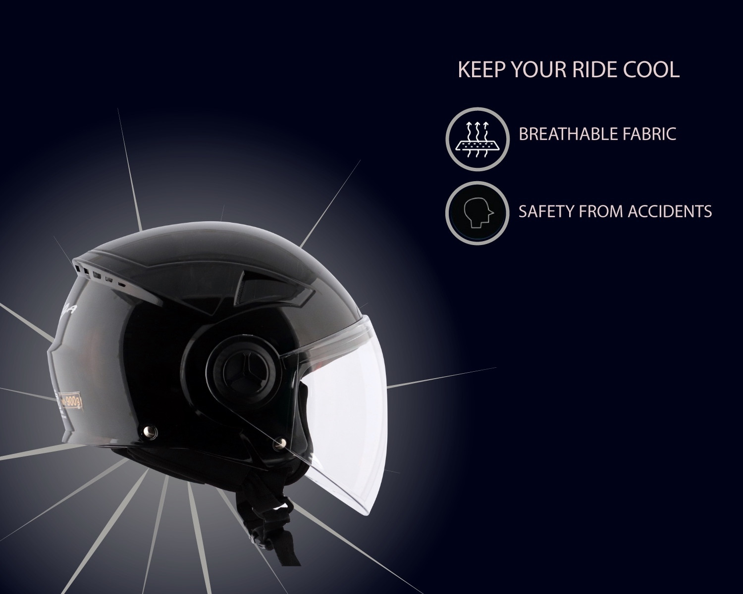Image of VEGA Blaze Dx Motorbike Helmet