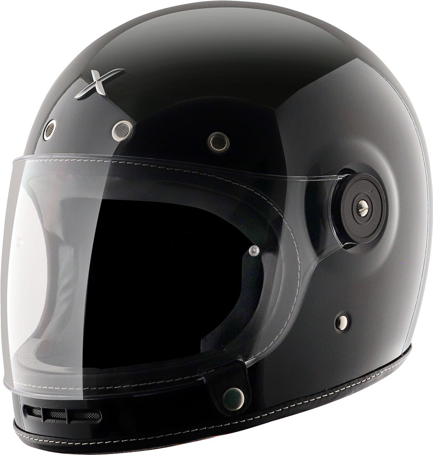 Image of Axor Brute Black Helmet Motorbike Helmet