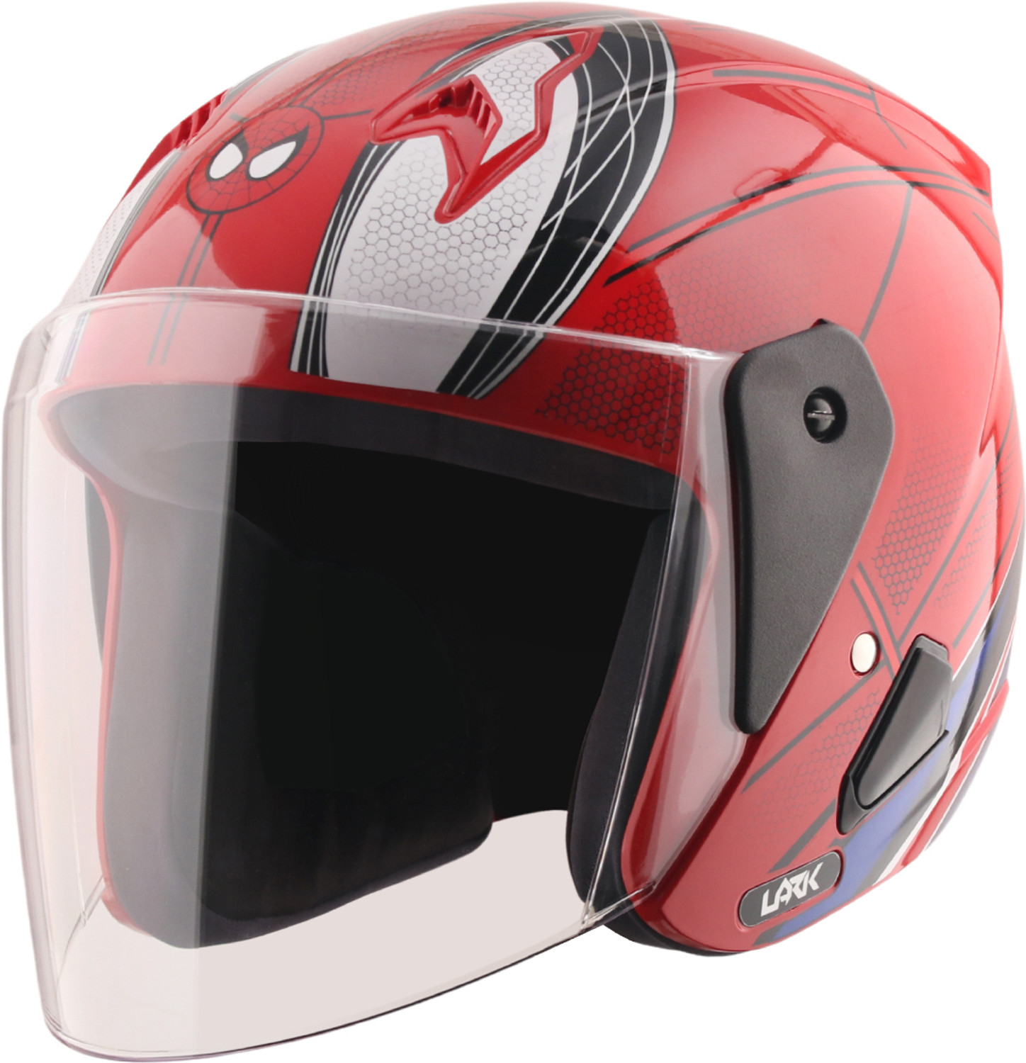 Image of VEGA Lark Marvel Spiderman Motorbike Helmet