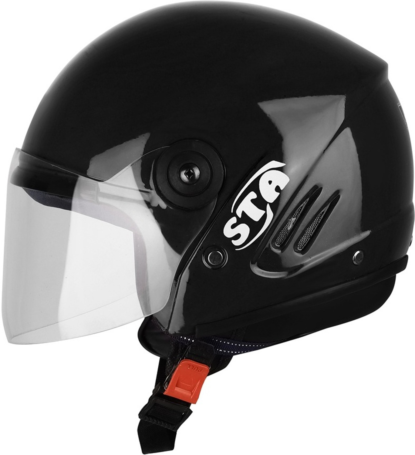 Image of fuery TRACK HALF FACE HELMET Motorbike Helmet