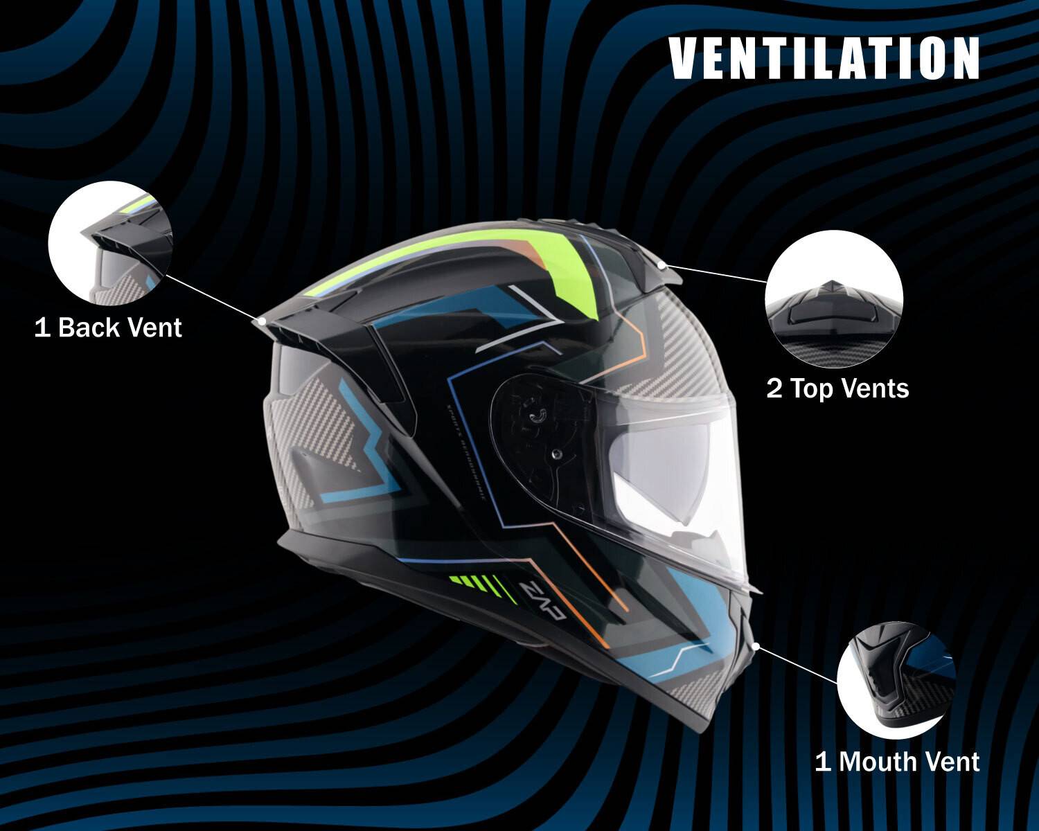 VEGA Zap Explore D/V Motorbike Helmet - Buy VEGA Zap Explore D/V