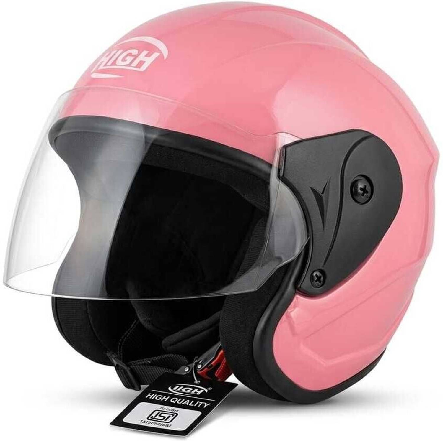 Amisha HIgh Quality ABS Material Half Face Helmet Motorbike Helmet
