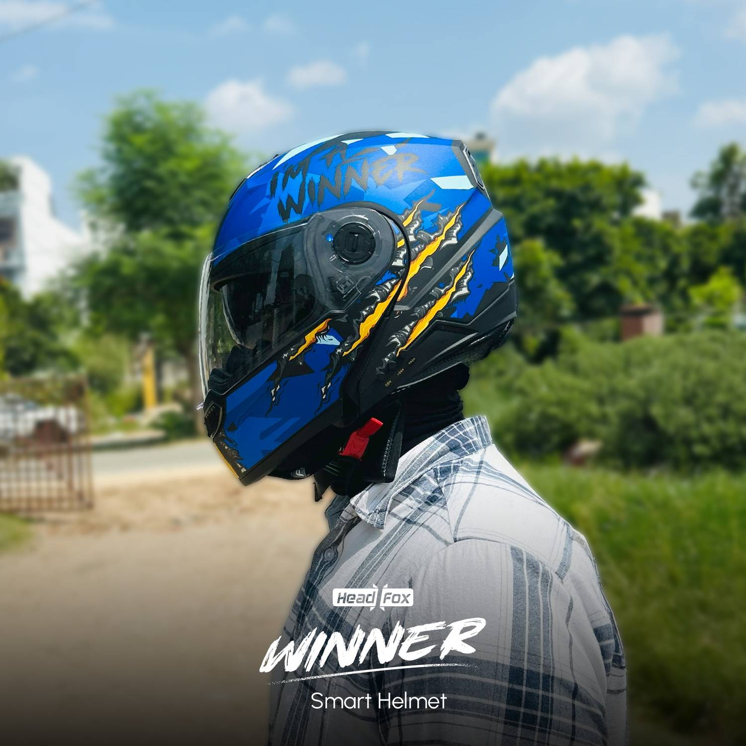 HEADFOX N2 Air 7 Winner Smart Bluetooth Helmet - Image 2