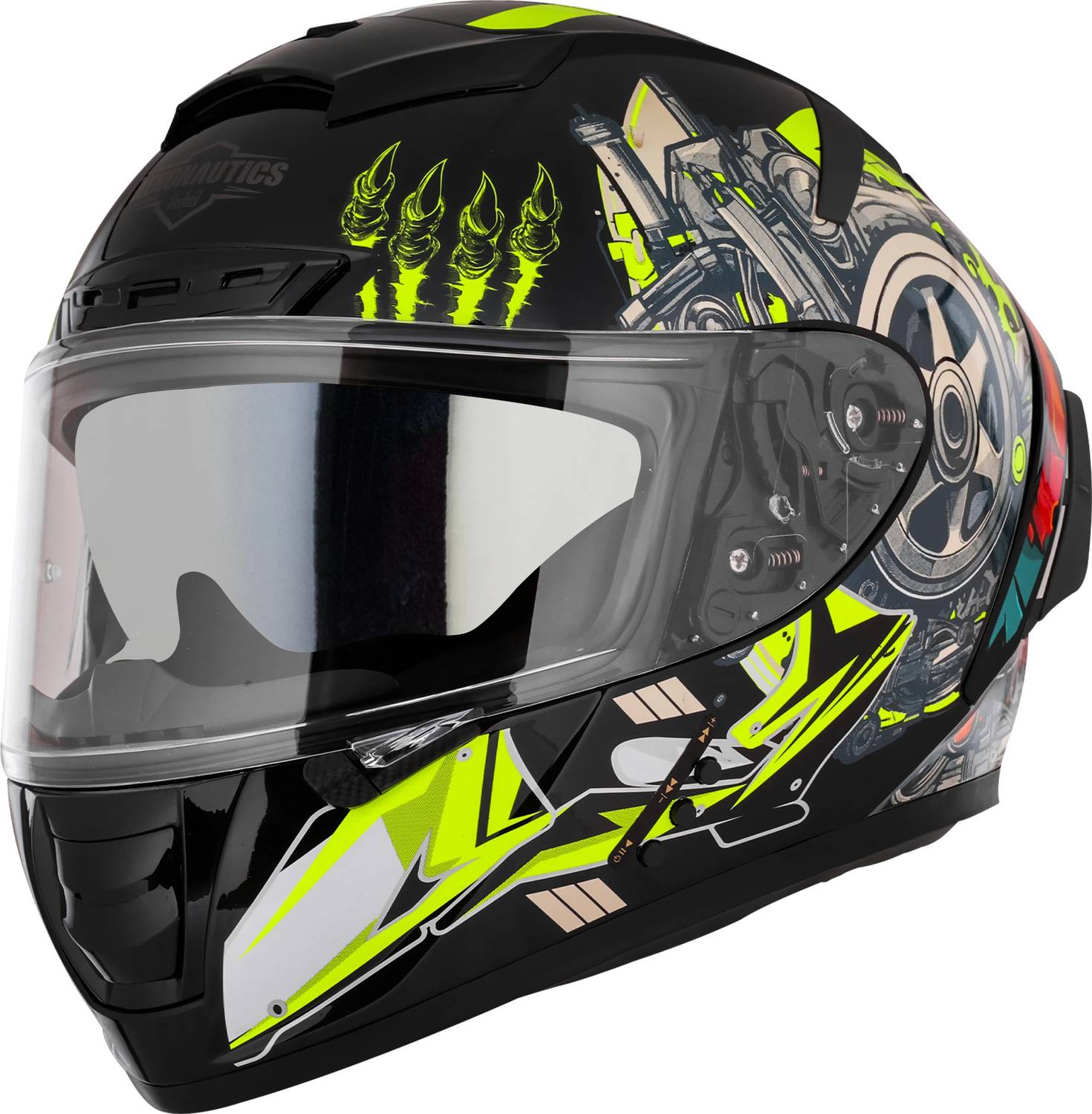 Steelbird SBH-32 Trickster Bluetooth ISI & Dot Certified Full Face