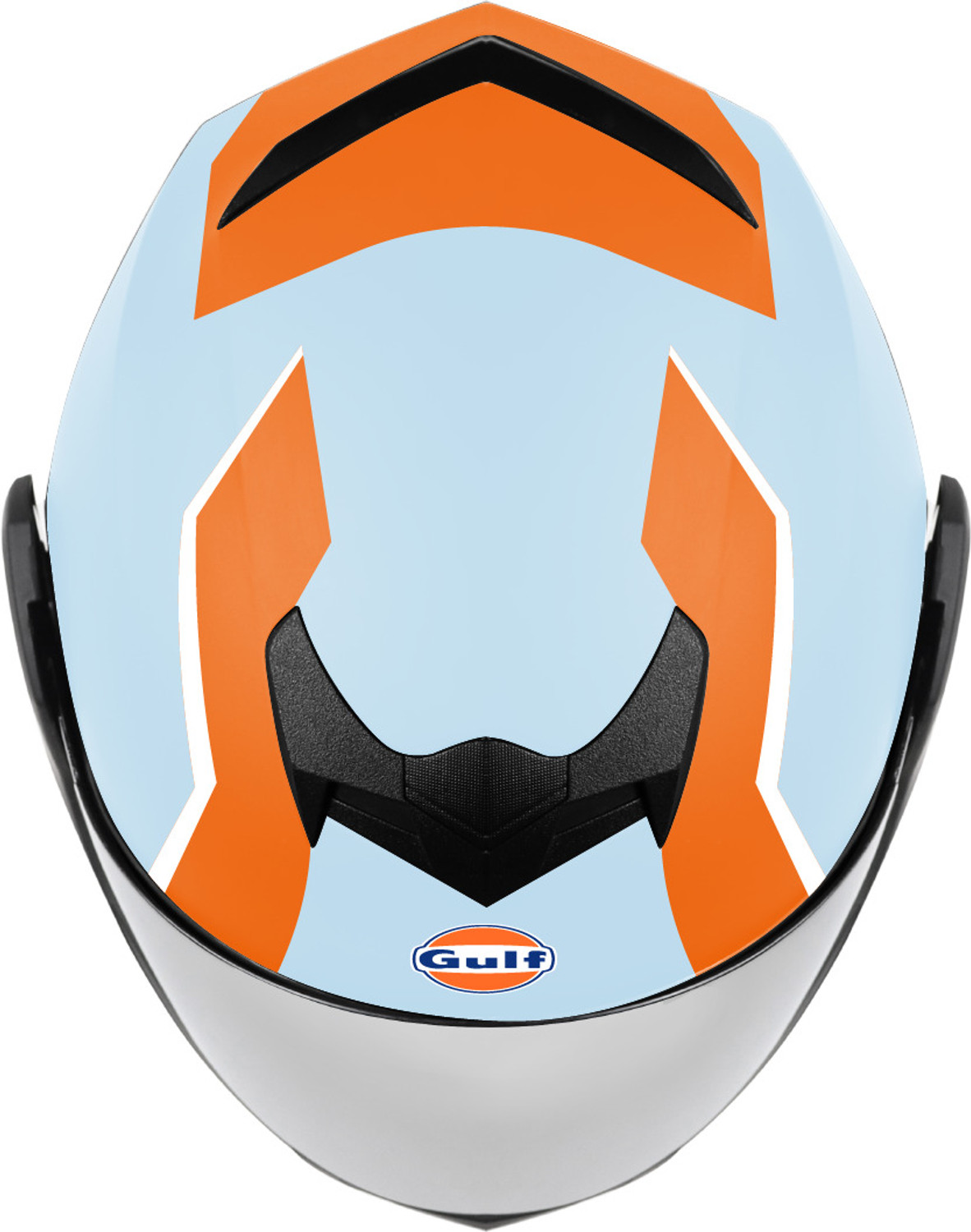Image of Gulf FlexPro Flip-Up Glossy 2 Wheeler Motorcycle Helmet Motorbike Helmet