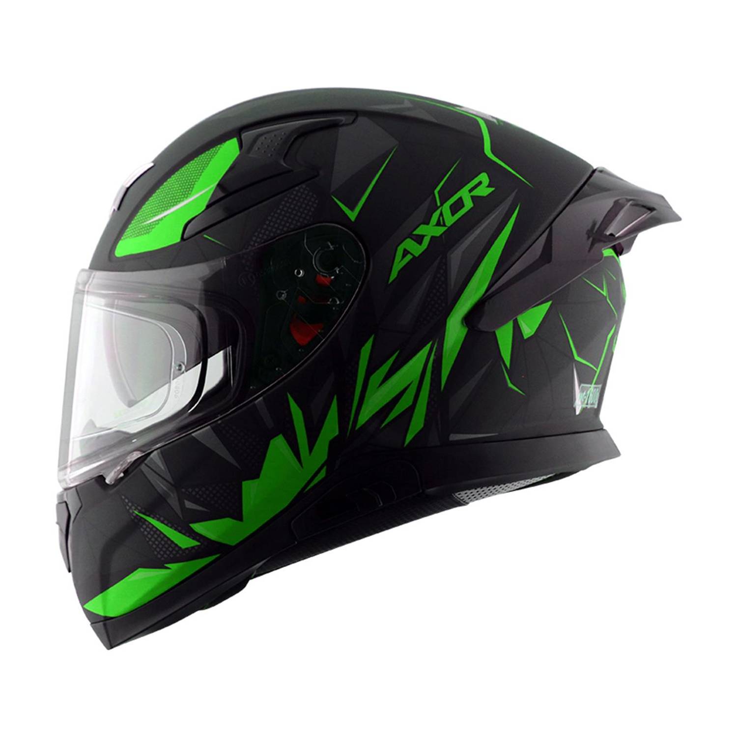 Axor Apex Hunter Motorbike Helmet Black - Image 1