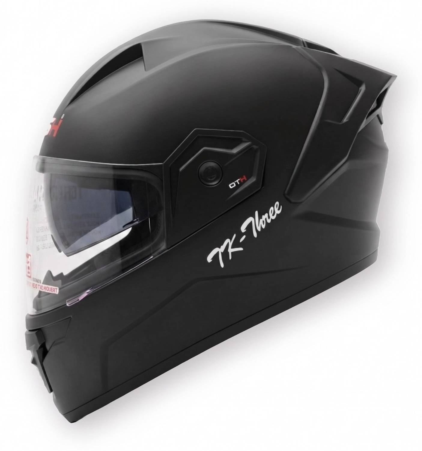 OTH FighterPanther Motorbike Helmet Black - Image 1