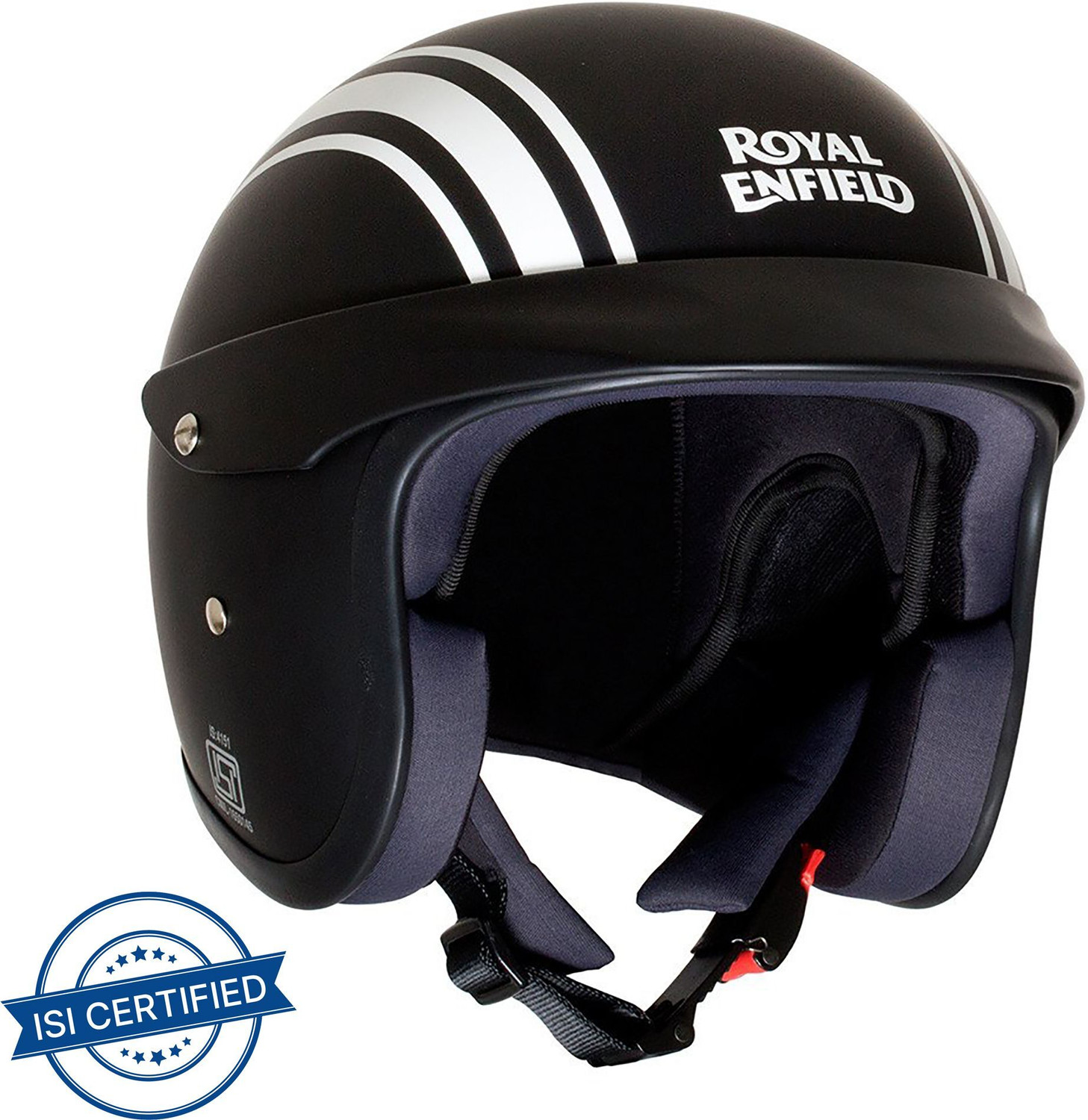 Image of ROYAL ENFIELD Open Face with Peak Helmet Motorbike Helmet