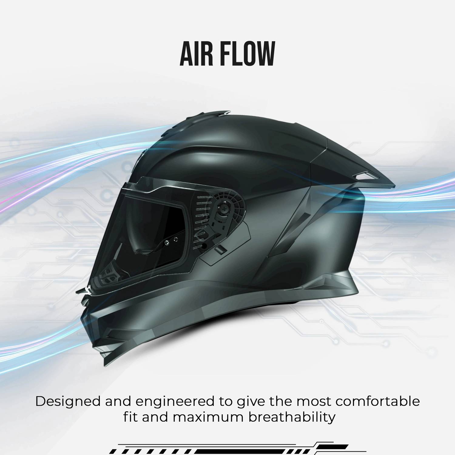 Steelbird SBH-57 Fighter Full Face Helmet - Image 5