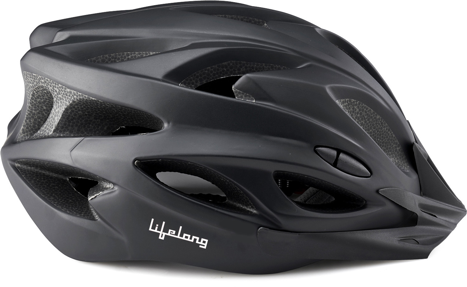 Lifelong Chaze by Milind Soman Adjustable Cycling Helmet (Matte Black)