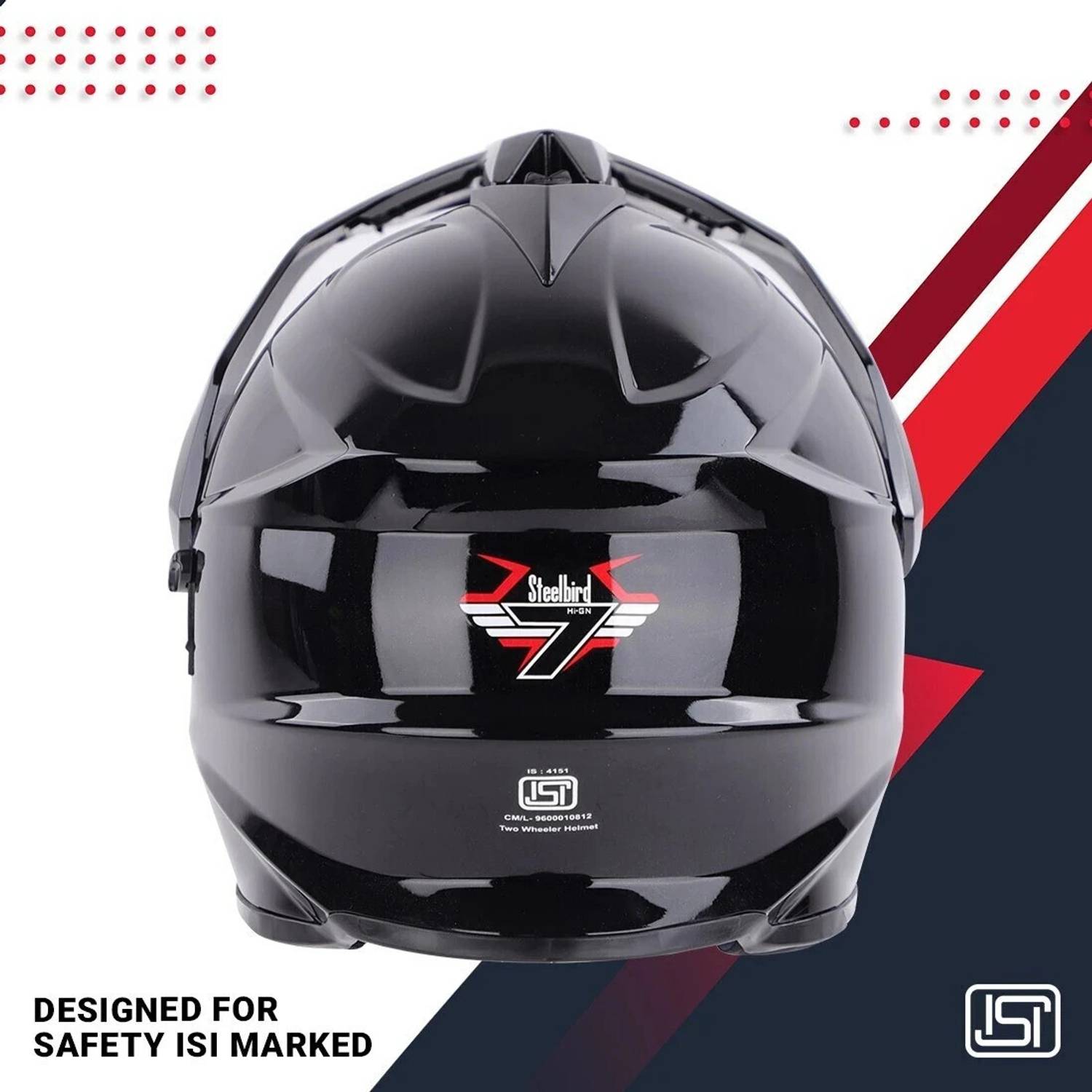Steelbird Off Road GT Motocross Helmet - Image 5