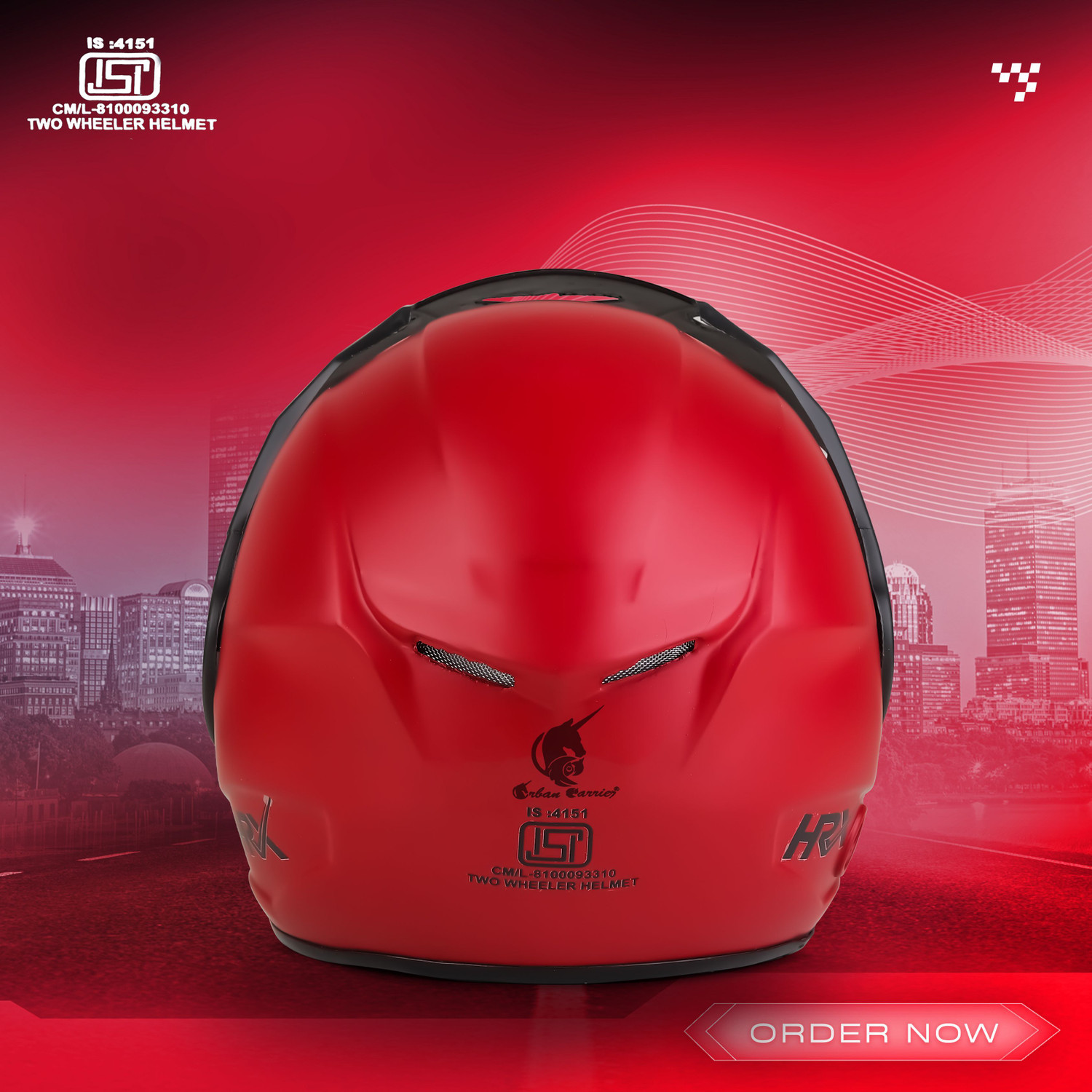 Image of urban carrier ABS Material Half Face pc Visor, UV Scratch Resistance Motorbike Helmet Motorbike Helmet
