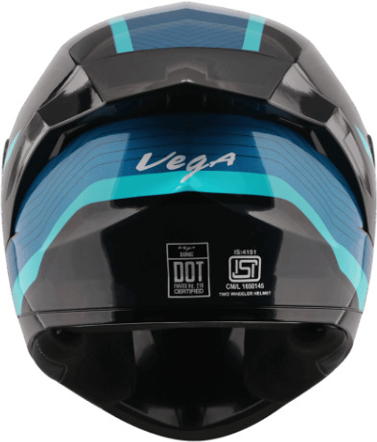 Image of VEGA Sonic Trigger isi & Dot Certified Full Face Sports Medium Motorbike Helmet