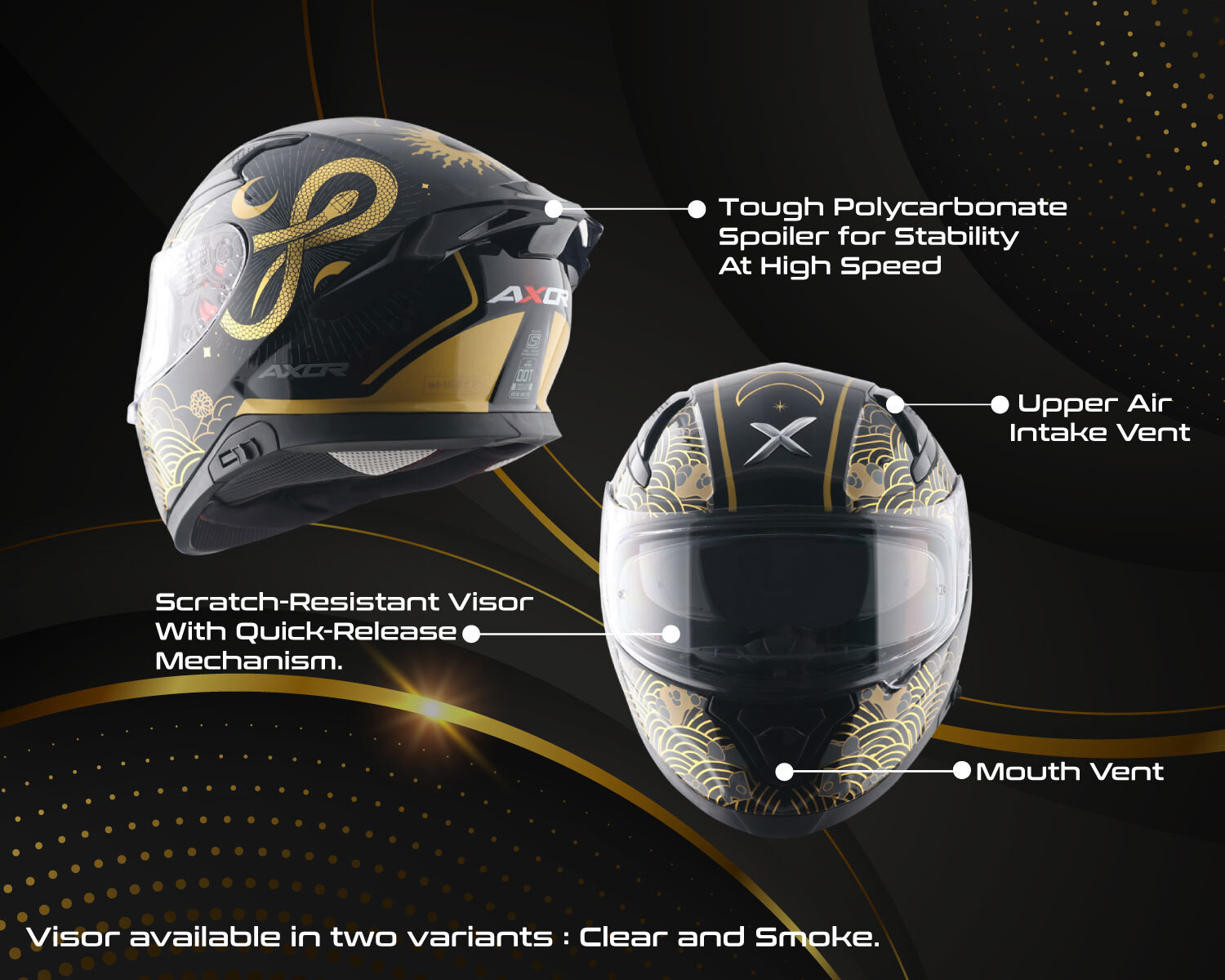 Image of Axor Apex Infinity Motorbike Helmet