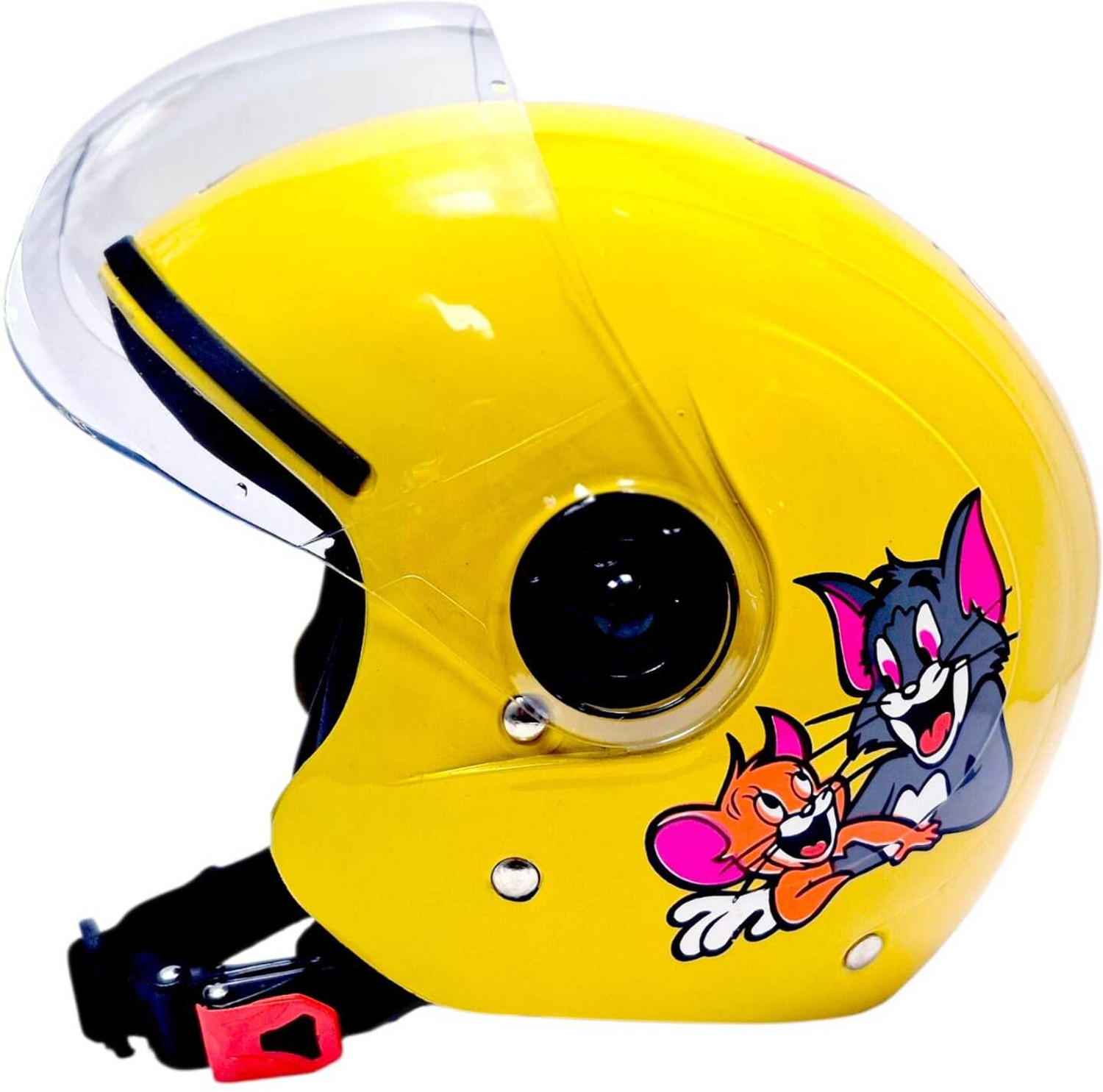 Image of 4U SUPREME DHOOM for Kids Boys & Girls ISI Certified ABS with Unbreakable Visor Motorbike Helmet