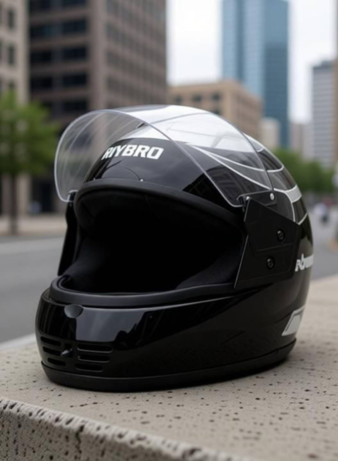 Riybro Full Face Motorbike Helmet - Image 2