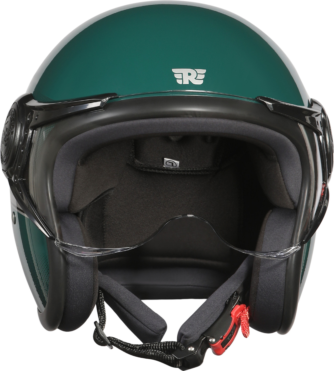 Image of ROYAL ENFIELD Jet MLG Neo 1901 Graphics Open Face with Visor ISI & DOT Certified Helmet Motorbike Helmet