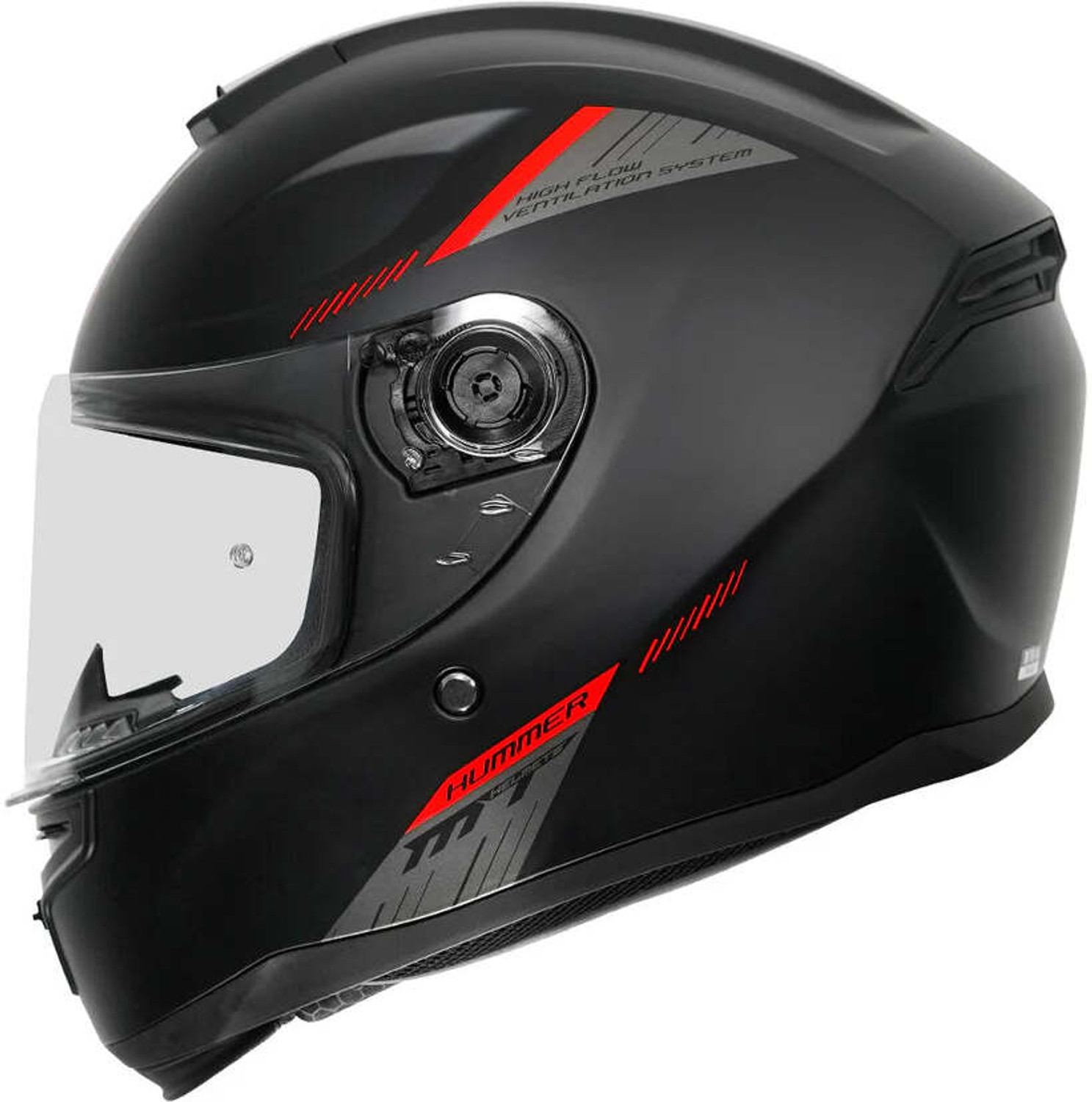 Image of MT HELMETS Hummer Solid A1) Motorsports Helmet
