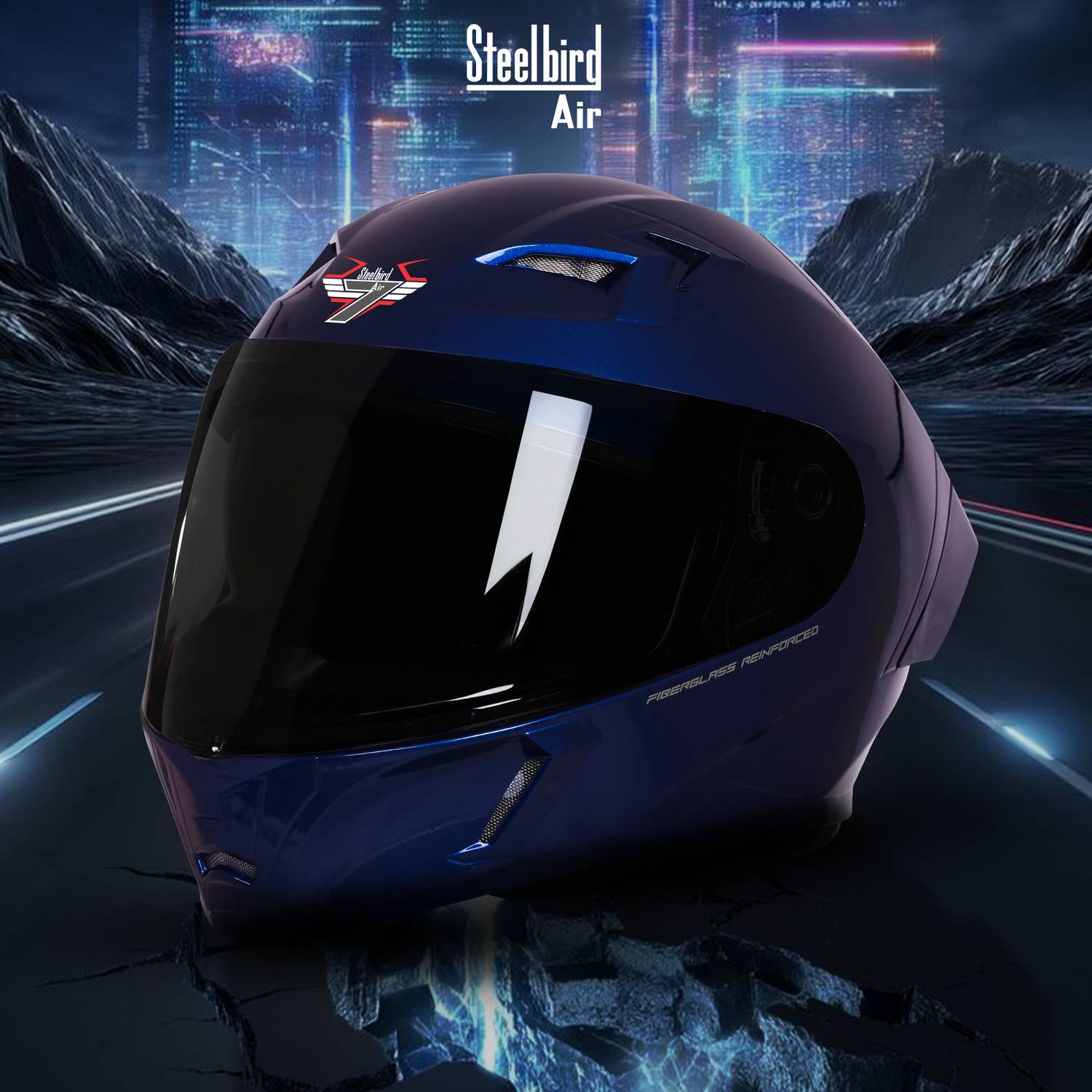 Steelbird SBA-11 7Wings LT Full-Face Helmet - Image 3