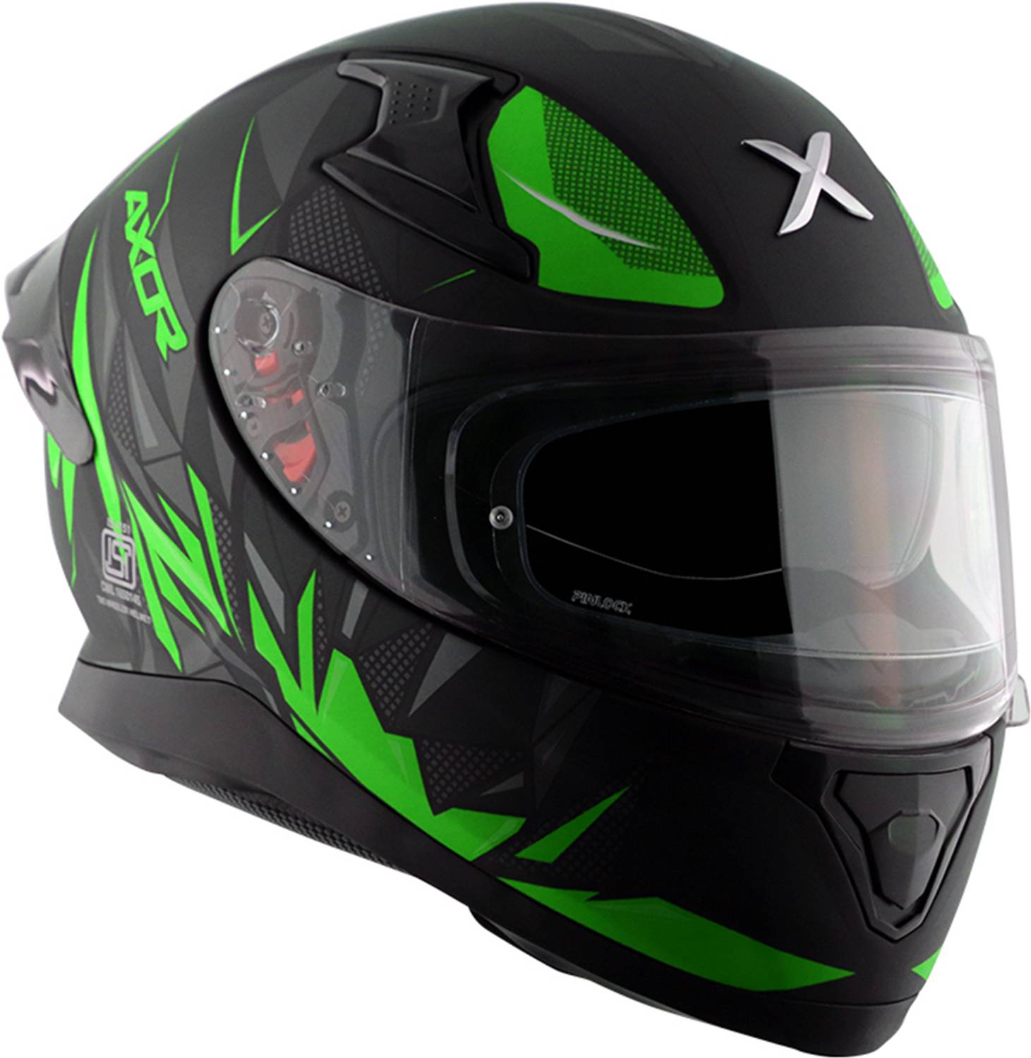 Axor Apex Hunter Motorbike Helmet Black - Image 3