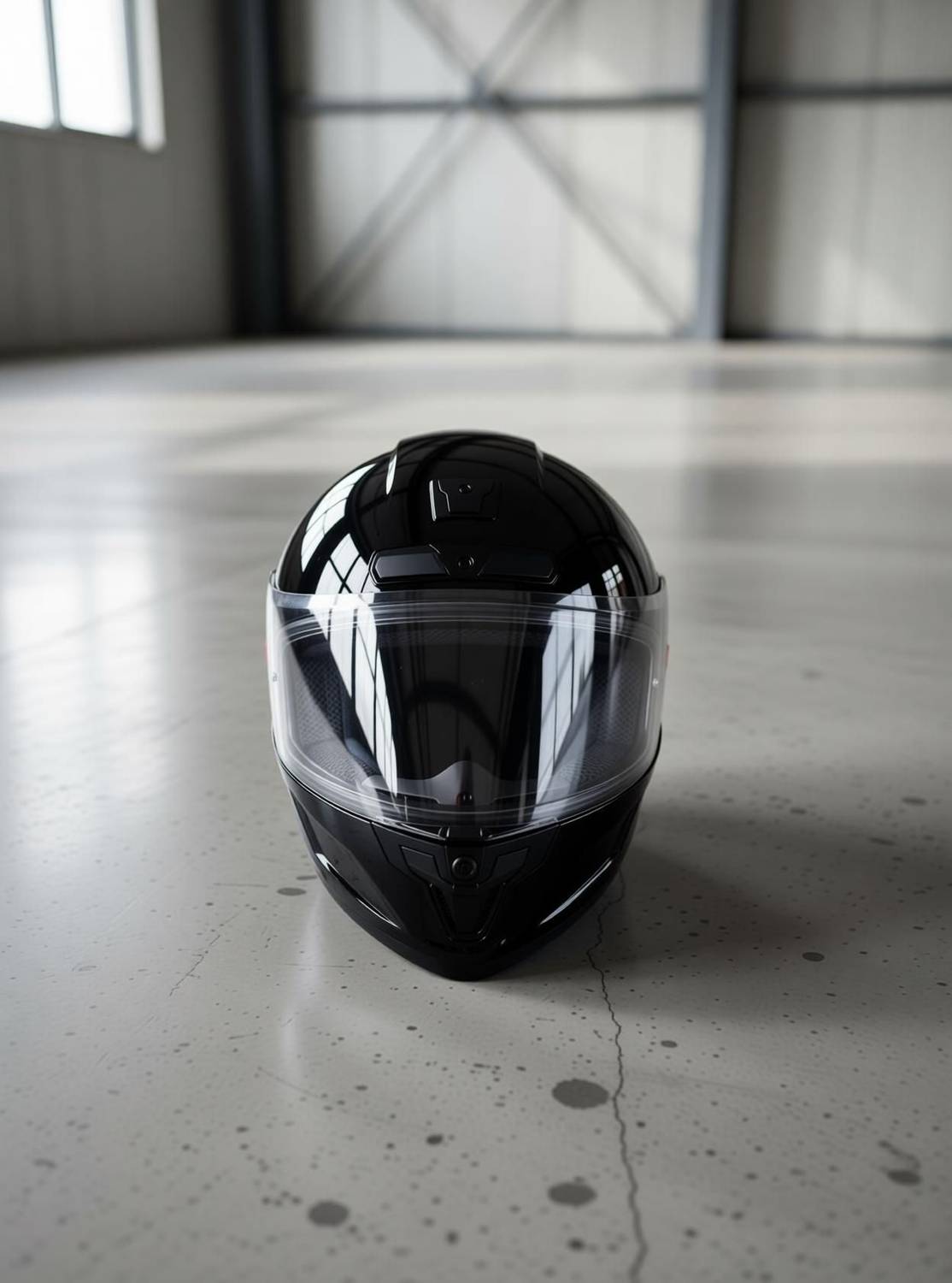 Axor Saber Motorbike Helmet Black - Image 2