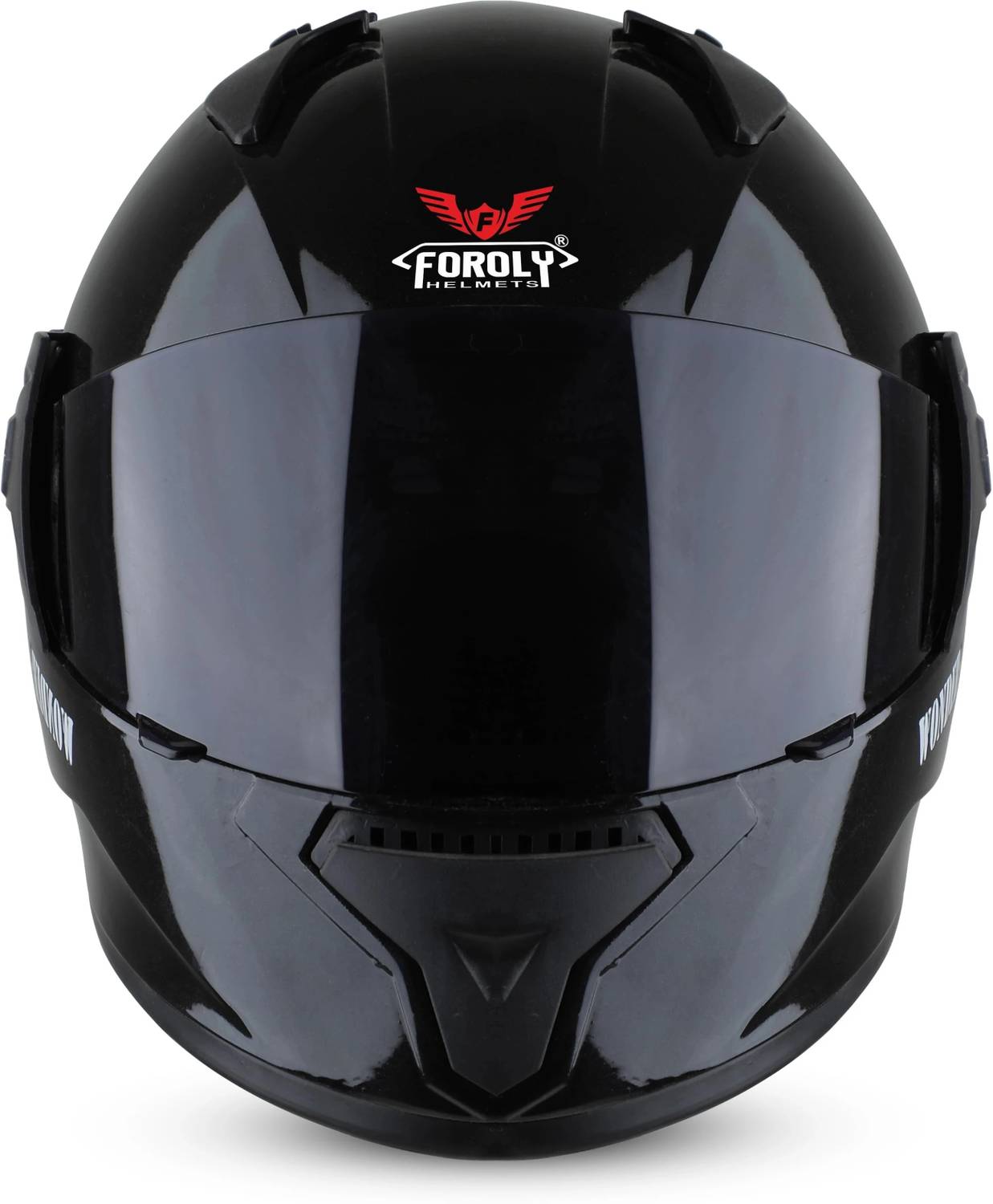 FOROLY Wonder ABS Material Spoiler Black Helmet - Image 3