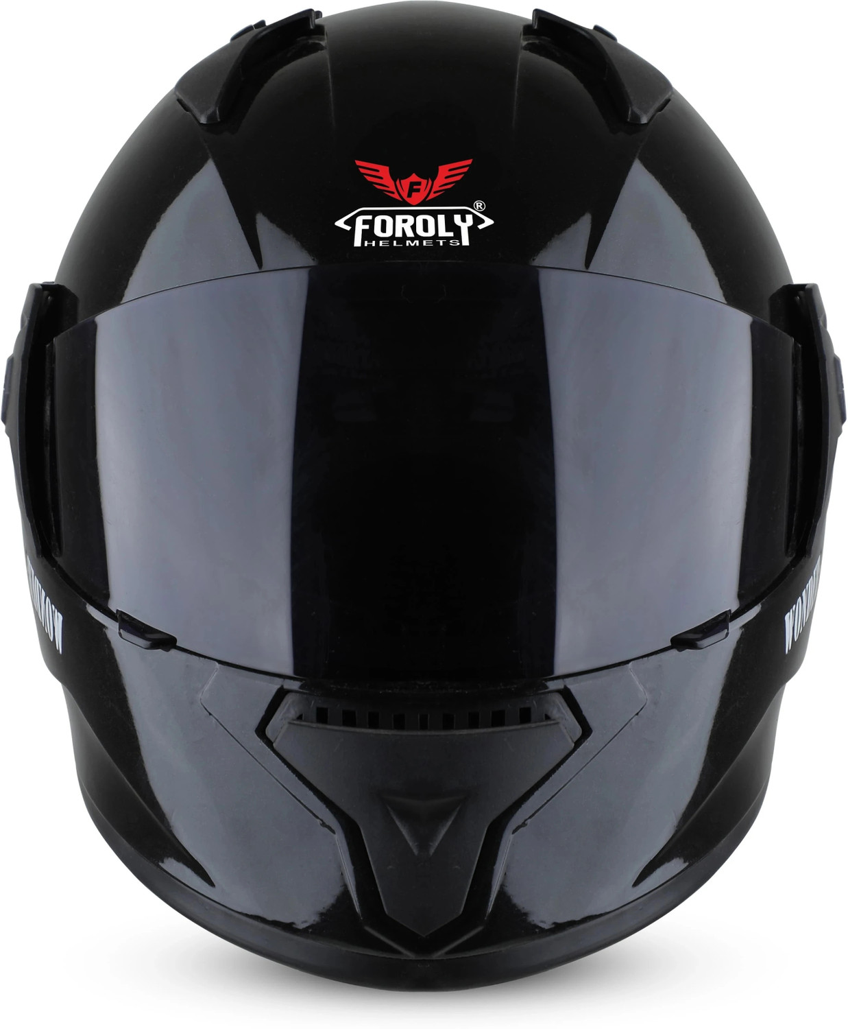 Image of FOROLY Wonder ABS Material Spoiler with Black Visor Motorbike Helmet