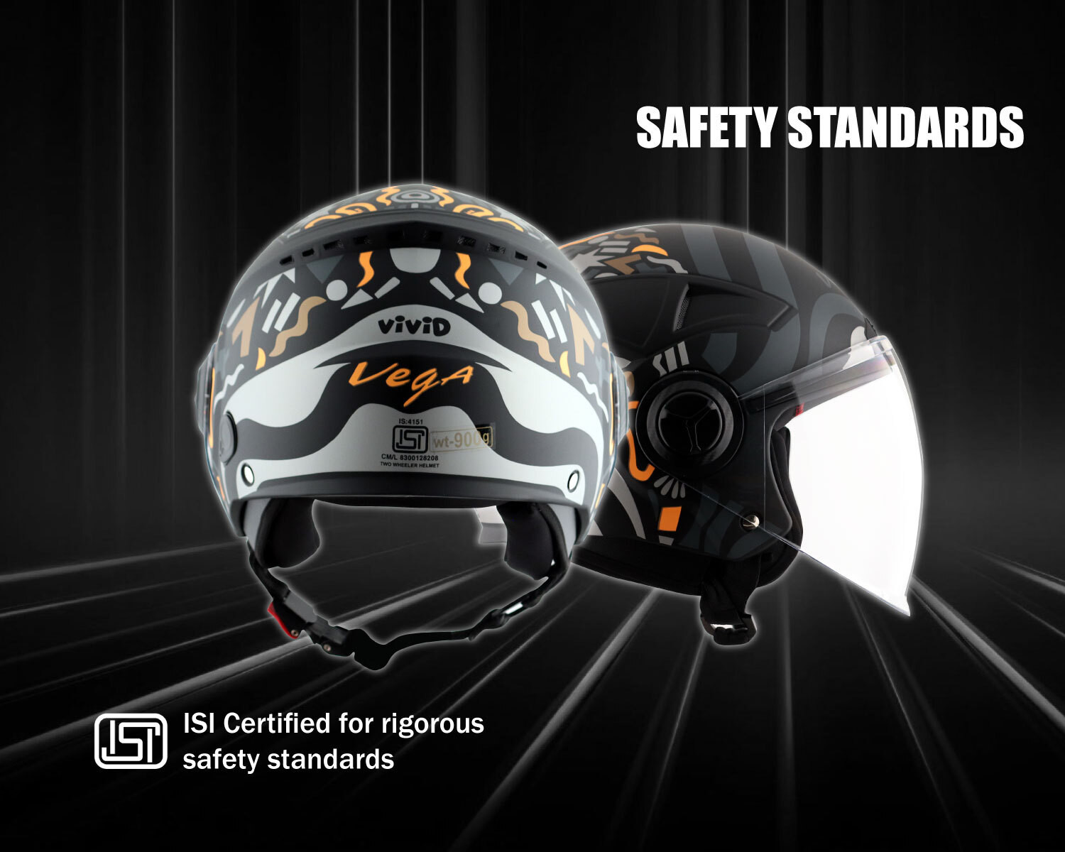Image of VEGA Blaze Dx BZ1 Motorbike Helmet