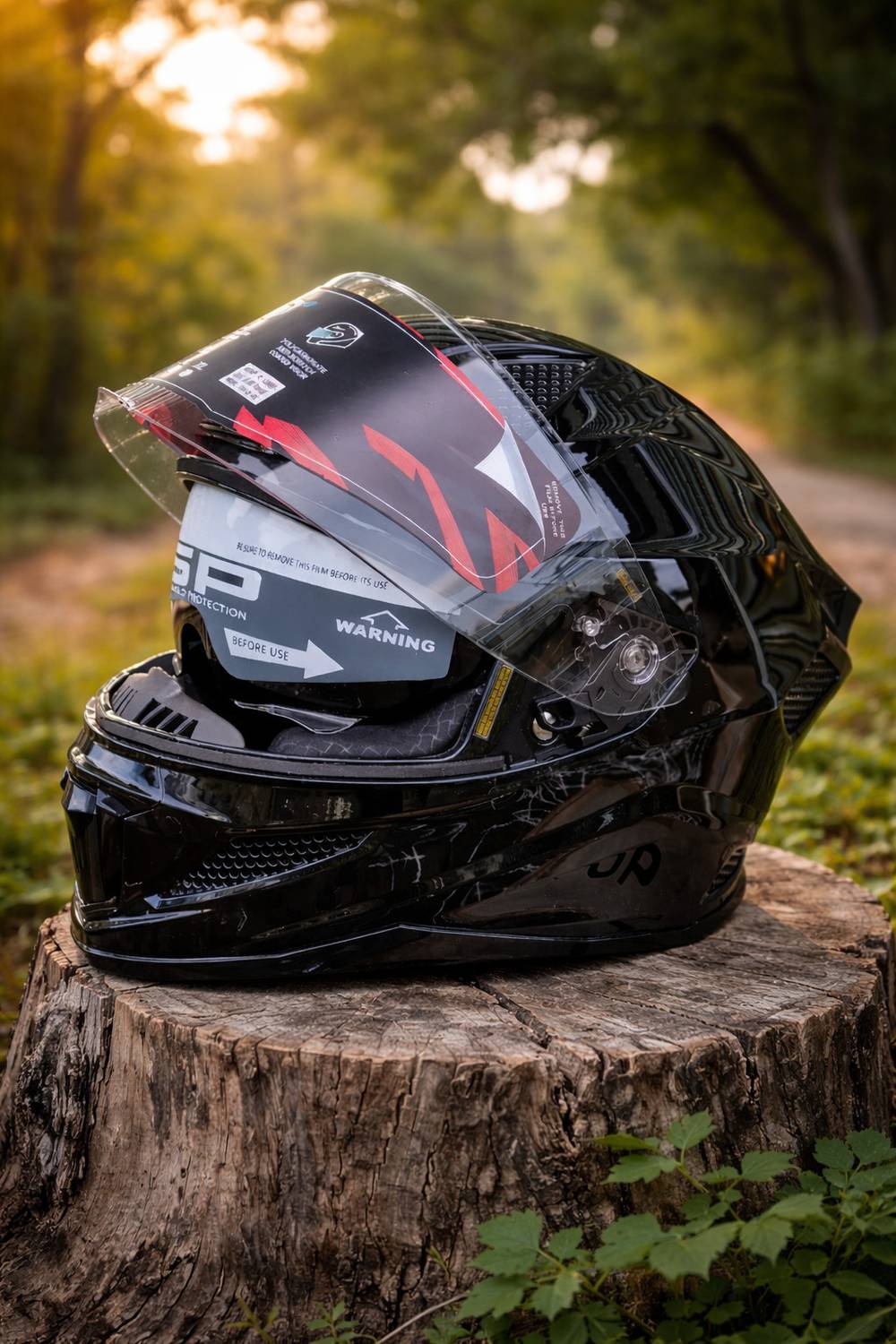 Steelbird Air SBH-25 Full Face Helmet 620mm Black - Image 1