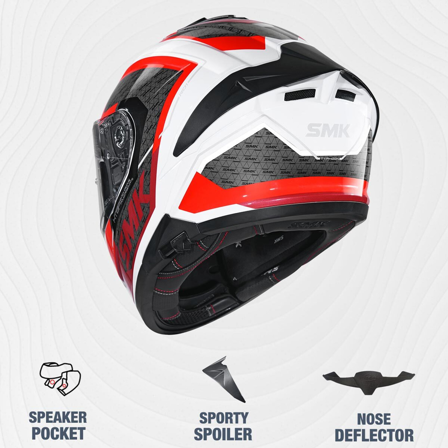 Image of SMK Typhoon RD1 Motorbike Helmet