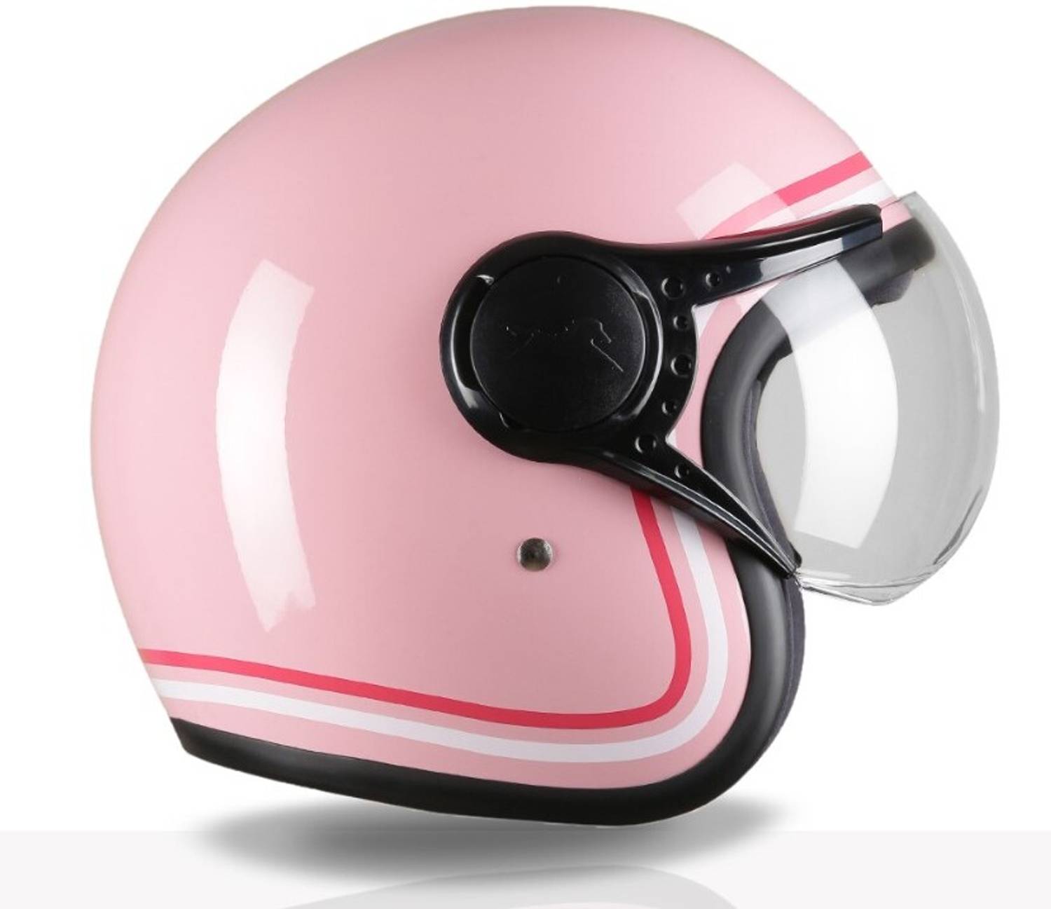 TVS MissFit Women's Motorbike Helmet - Pink - Image 3