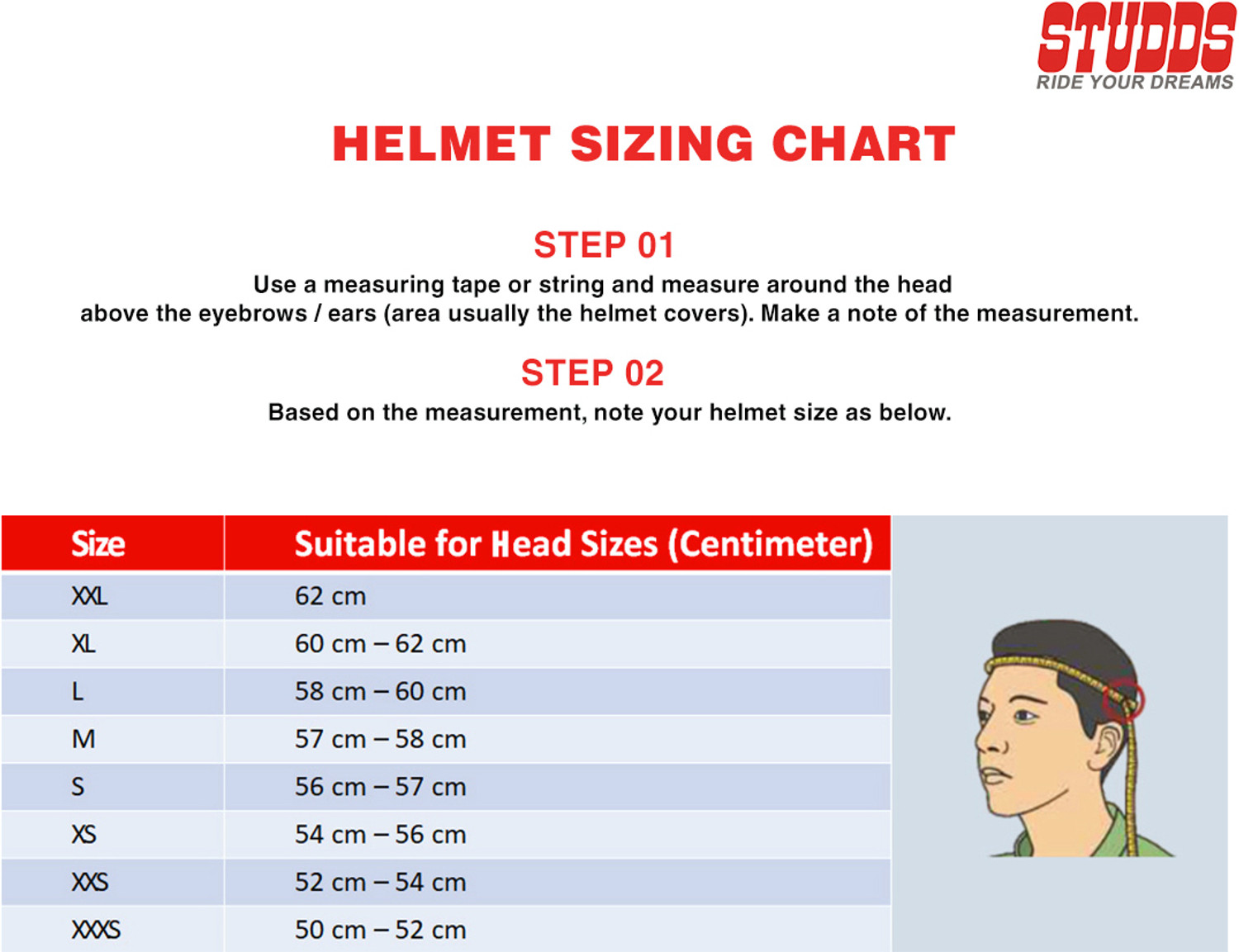 Image of STUDDS Drifter D4 Motorbike Helmet