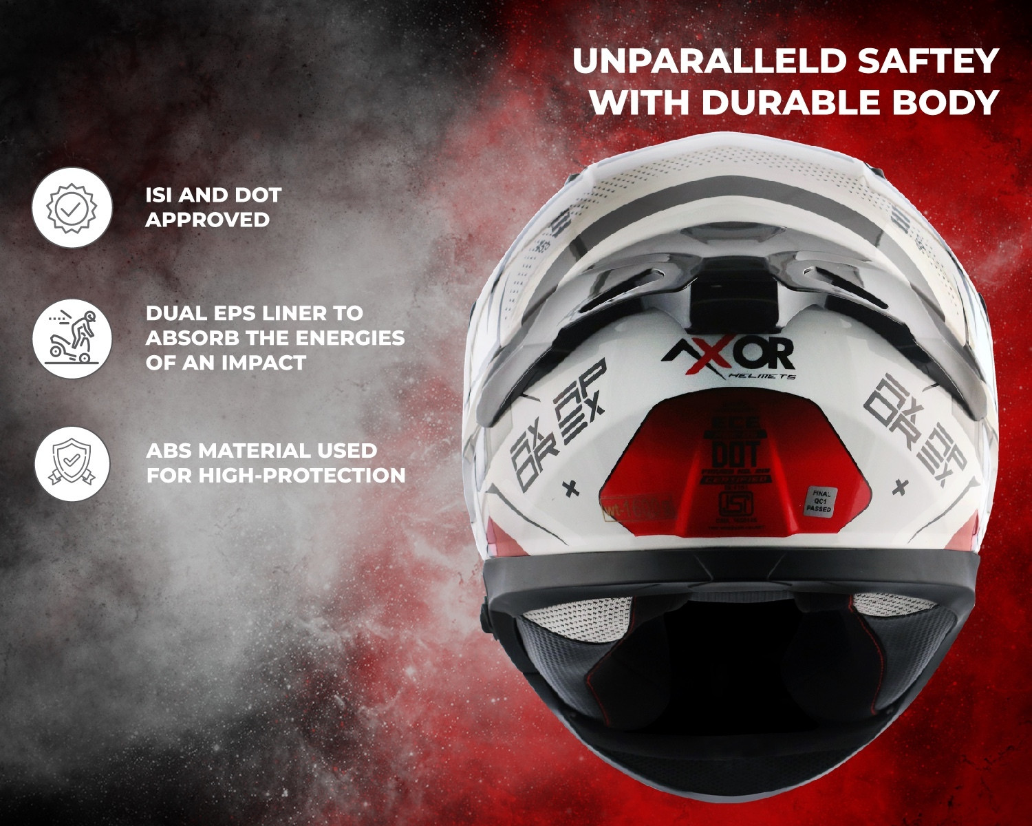 Image of Axor Apex Hex-2 Motorbike Helmet