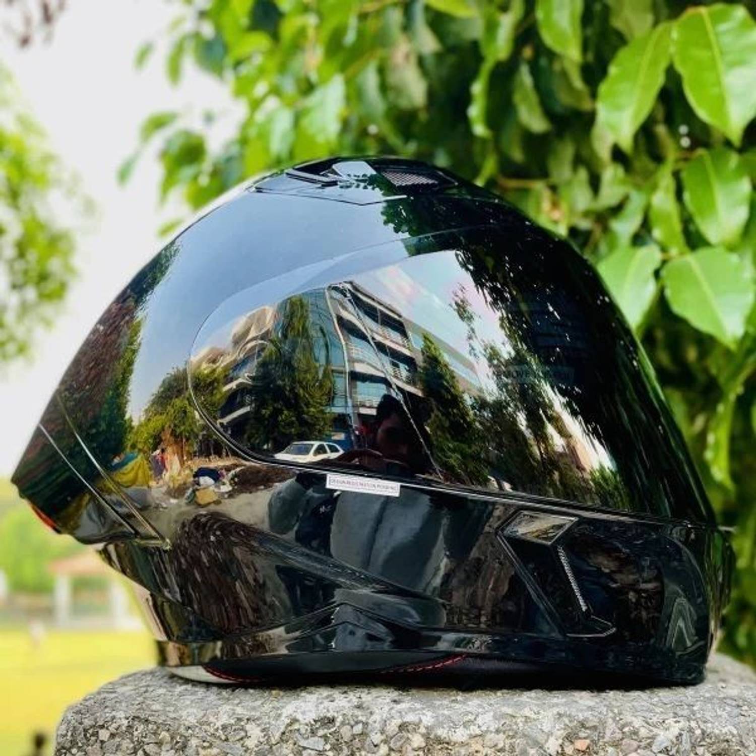 Steelbird Air SBA-11 Tornado ISS Glossy Black Helmet - Image 5