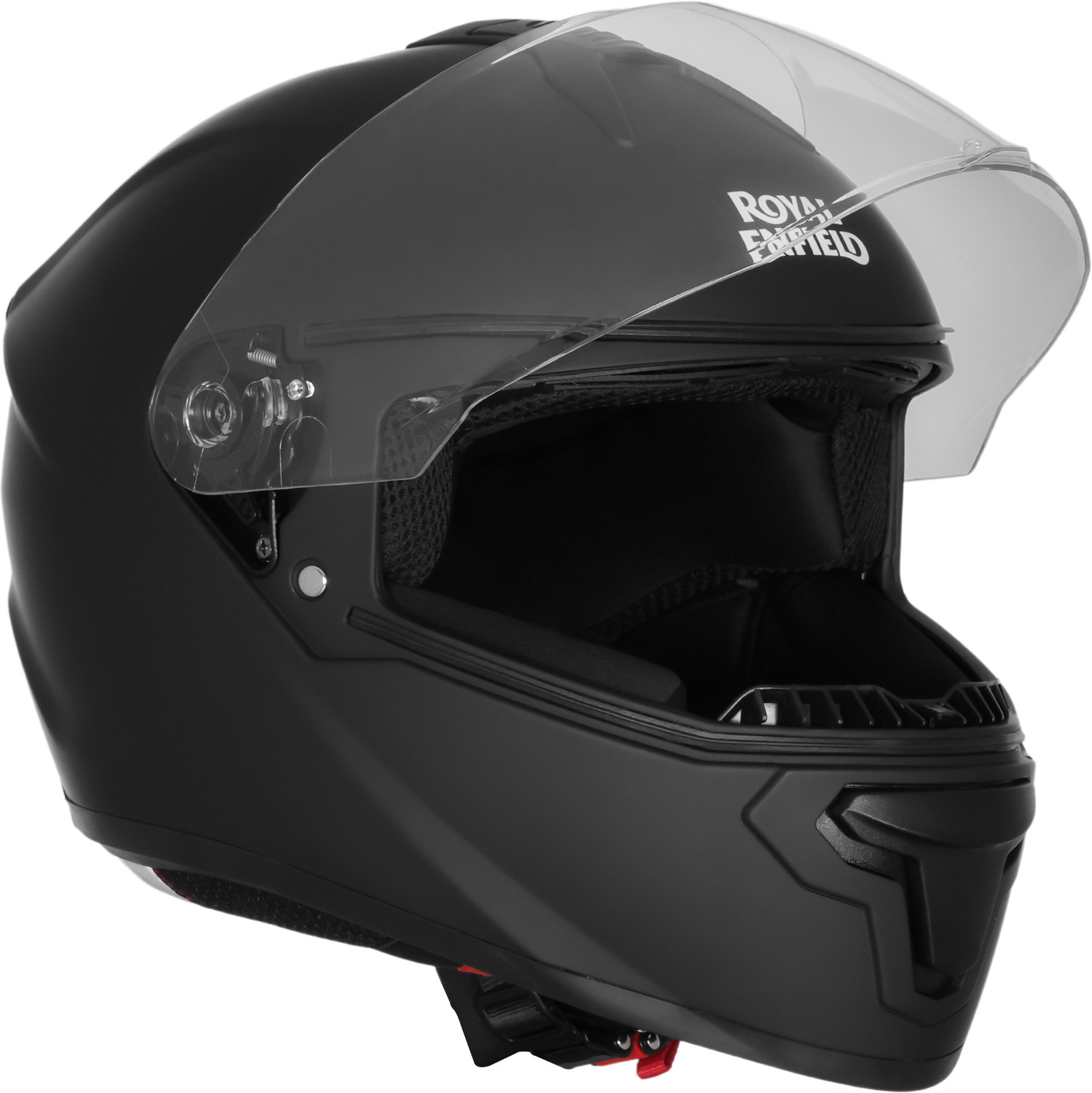 Image of ROYAL ENFIELD Quest Full Face with Visor | ISI & DOT | for Men and Women Motorbike Helmet (Matt Black)