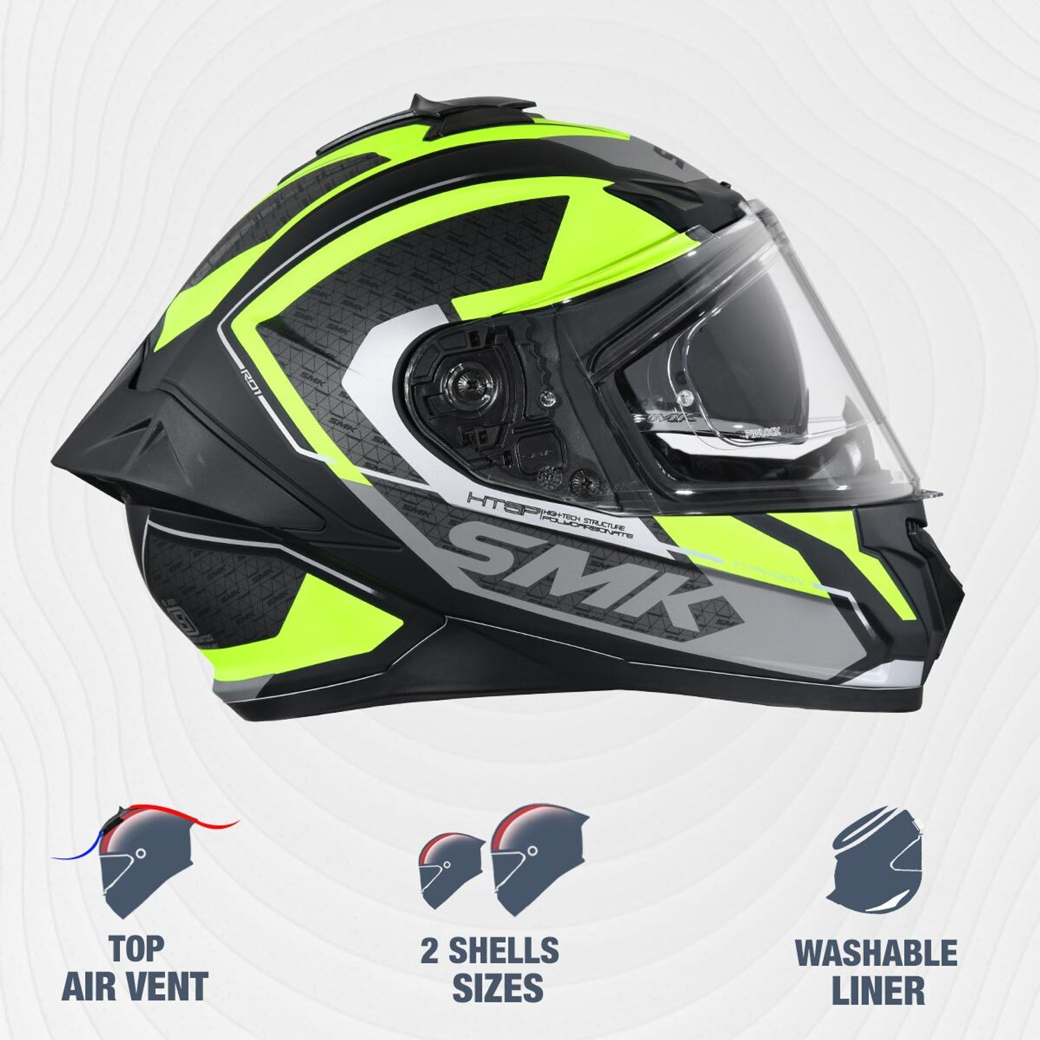 Image of SMK Typhoon RD1 Motorbike Helmet
