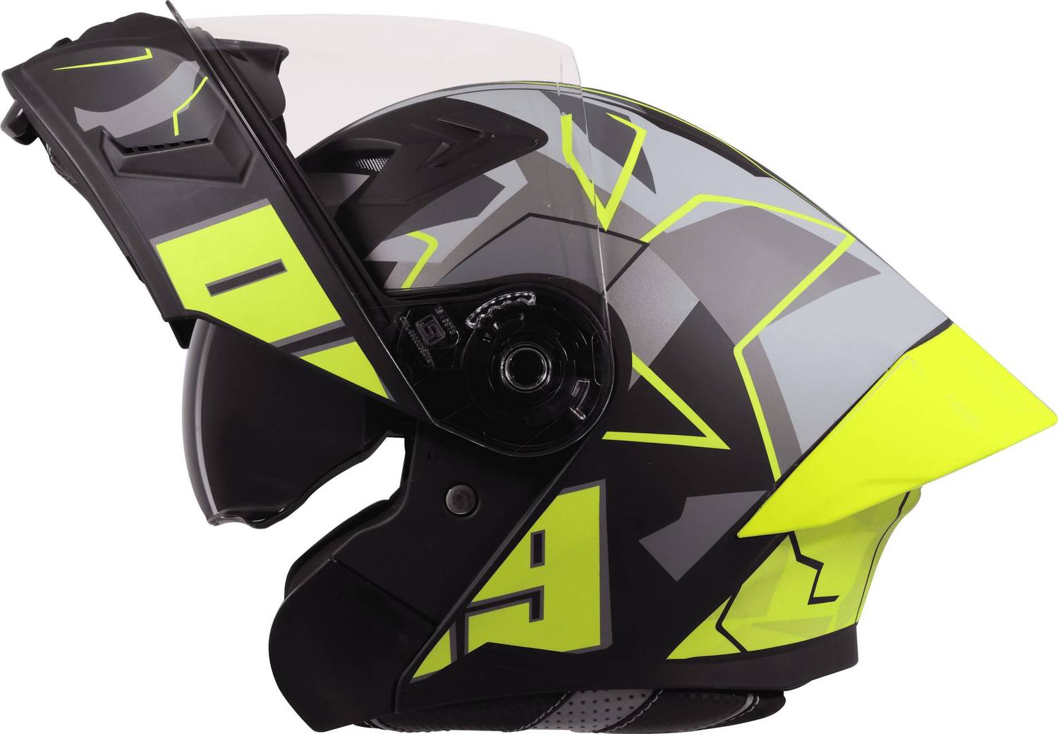 Steelbird Air SBA-20 ISS 09 Glossy Black Neon Large Helmet - Image 4